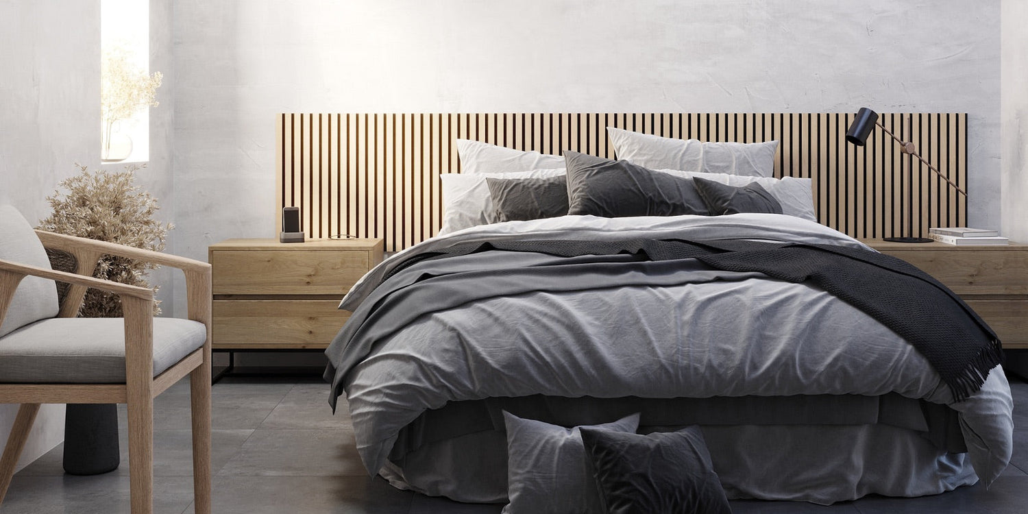 Hur monterar jag akustikpaneler?