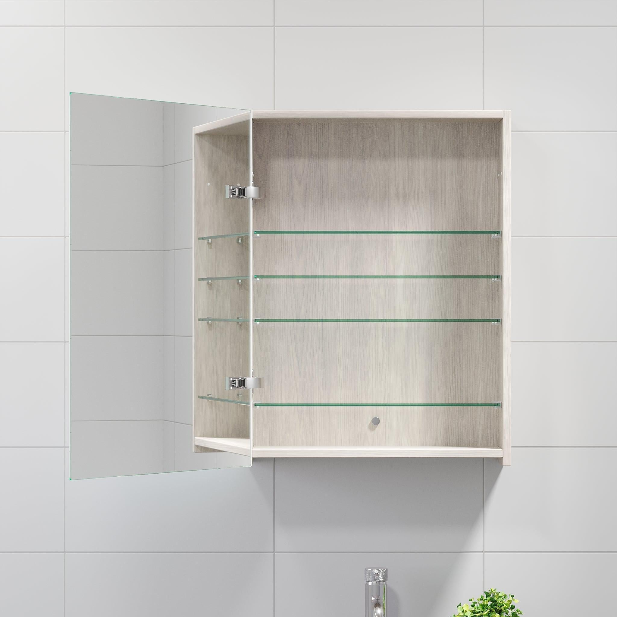 Morgedal spegelskåp, ljust trä