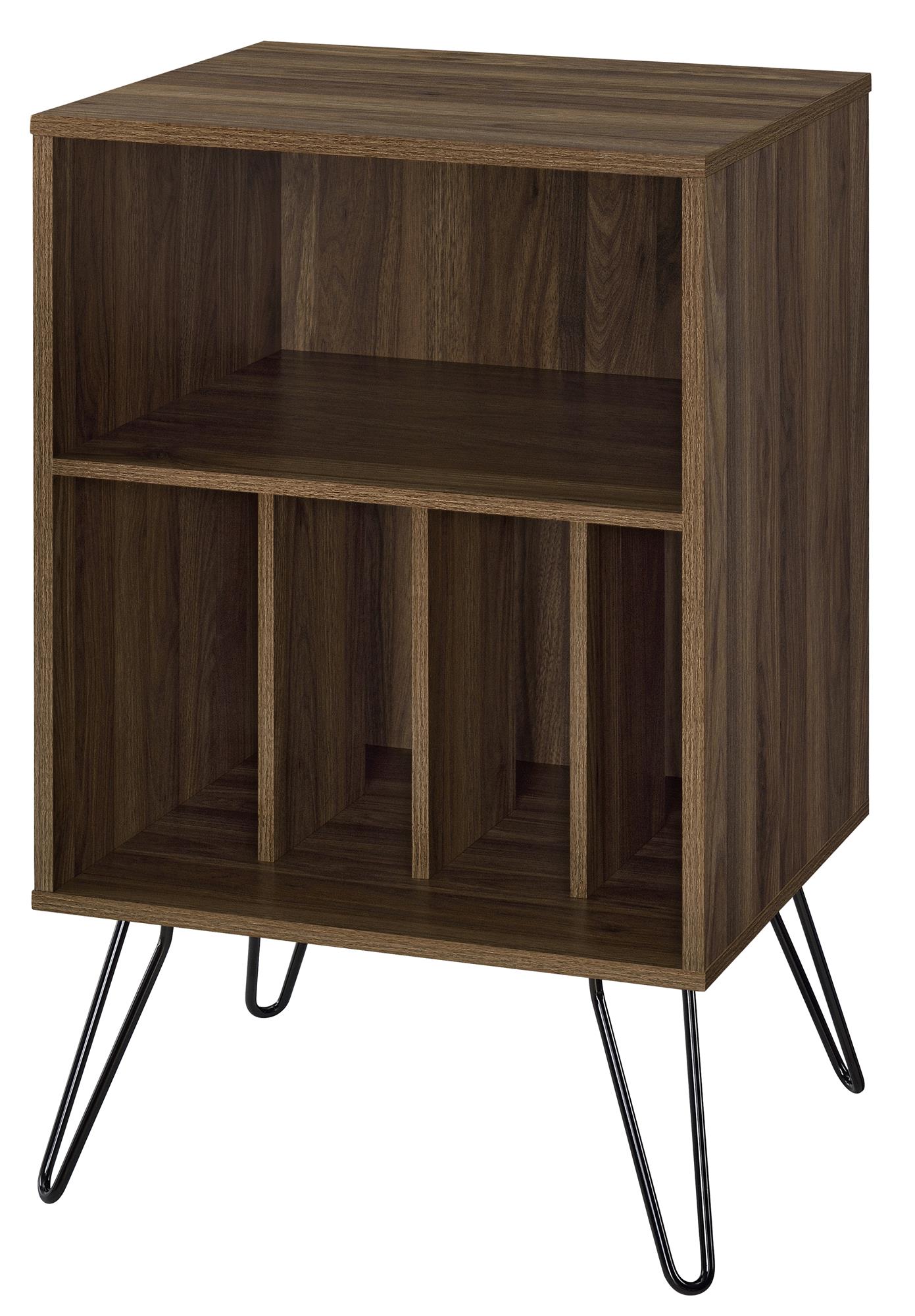 Concord single shelving unit, walnut