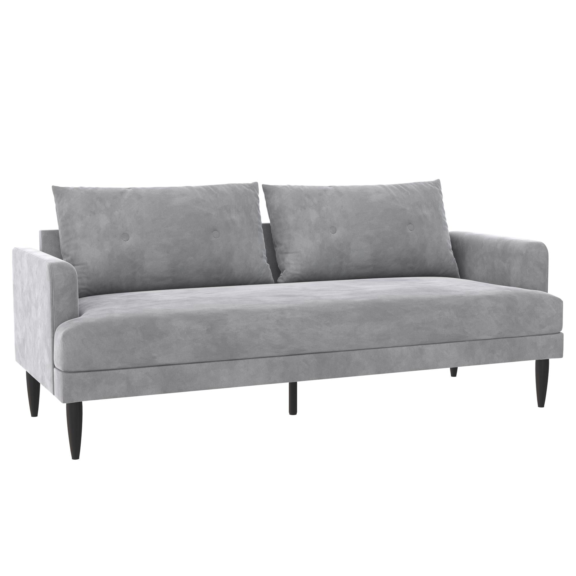 Bailey 3 Seater Sofa, Grey Velvet - MASTERSTORE - 8595677162509 - Sofaer - DA2030359N - 8595677162509