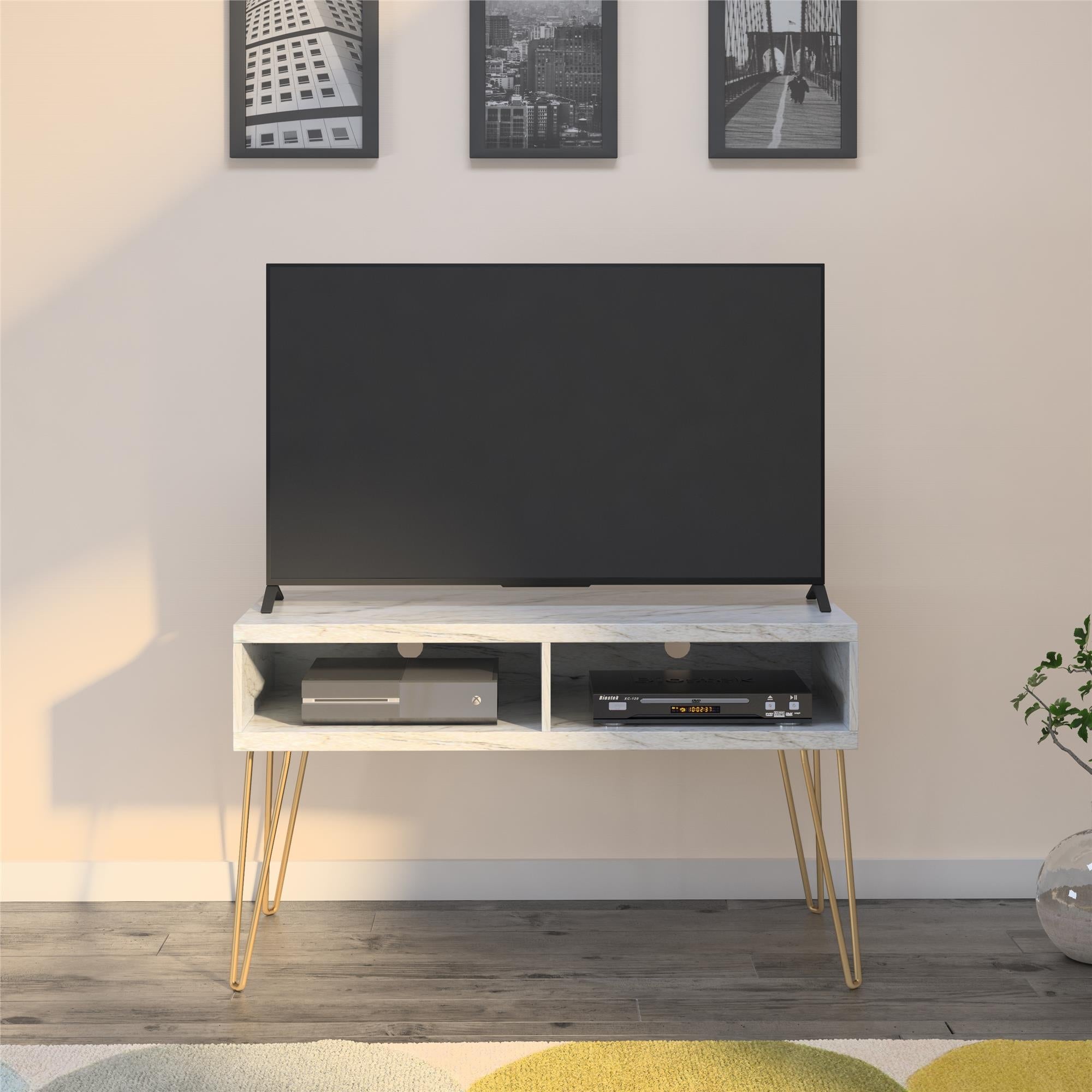 Athena TV Unit, White - MASTERSTORE - 8595677159295 - Tv - møbler - 1748891COM - 8595677159295