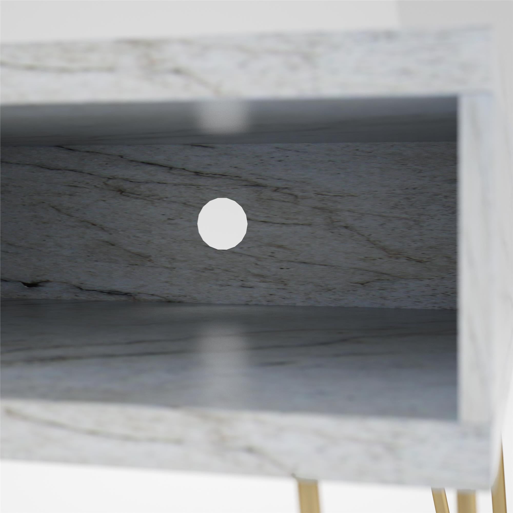 Athena TV bench, white