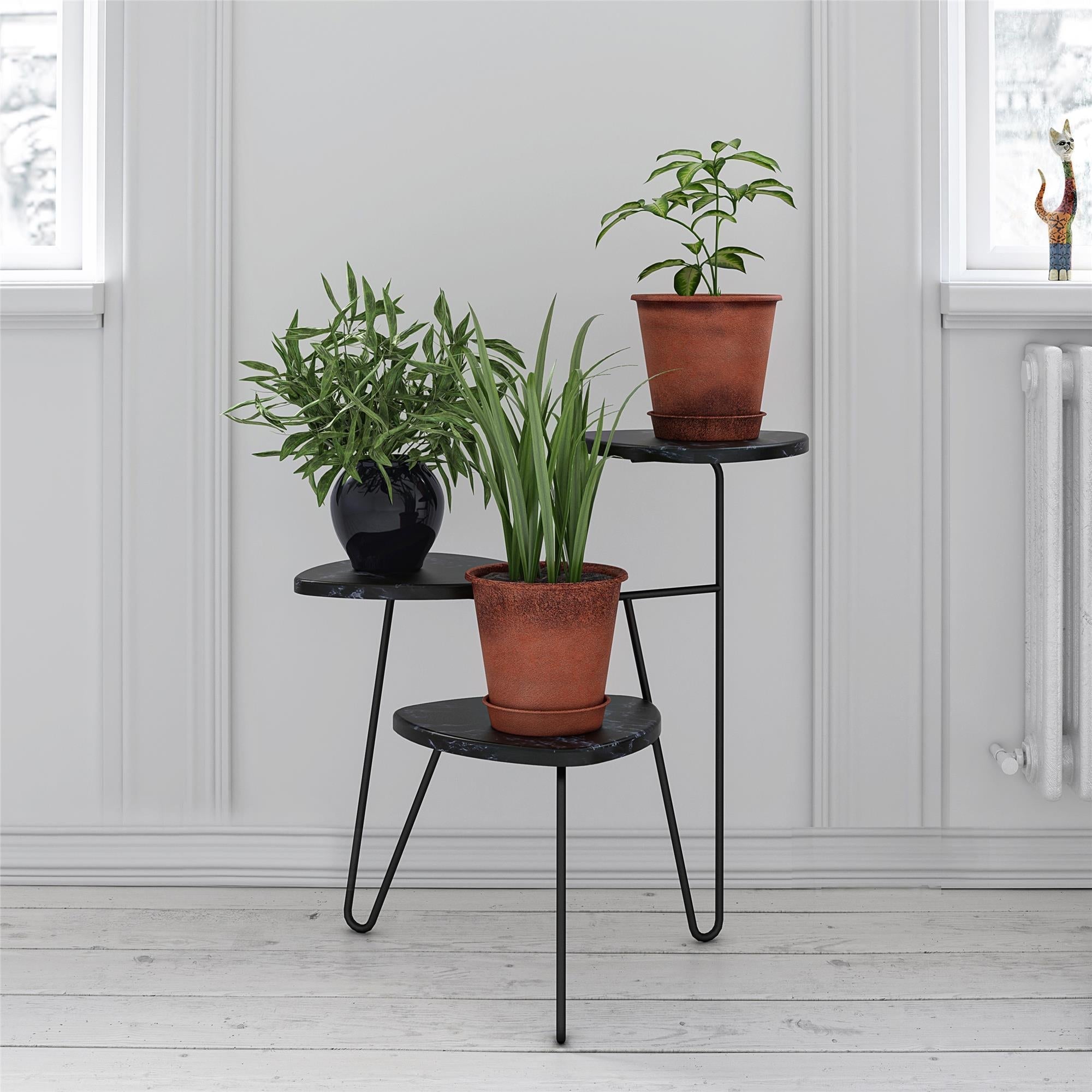 Athena Plant Stand, Black - MASTERSTORE - 8595677158786 - Reoler - 7029899COM - 8595677158786