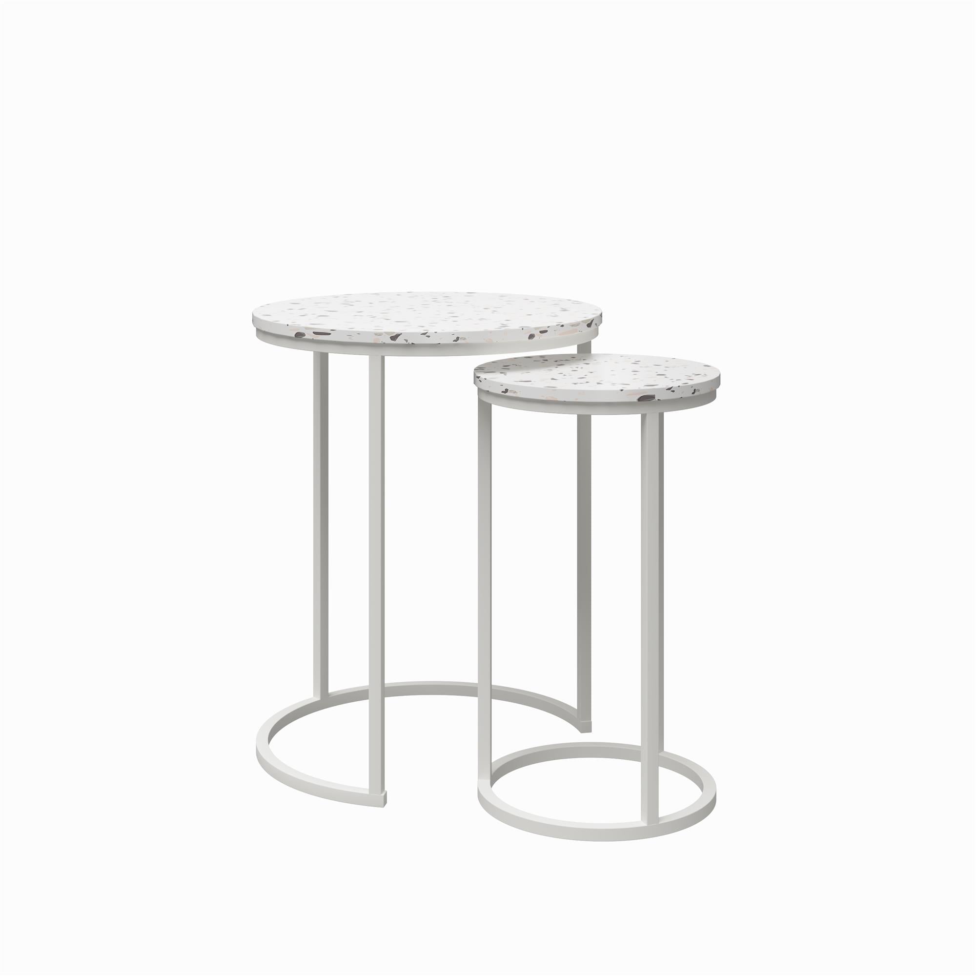 Amelia side table, terrazzo