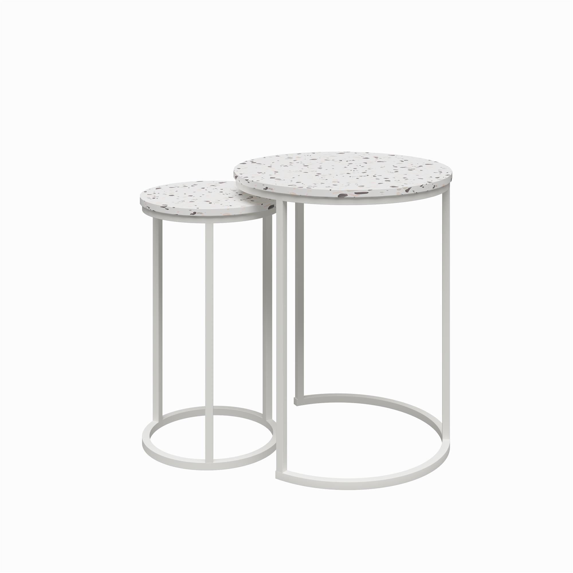 Amelia side table, terrazzo
