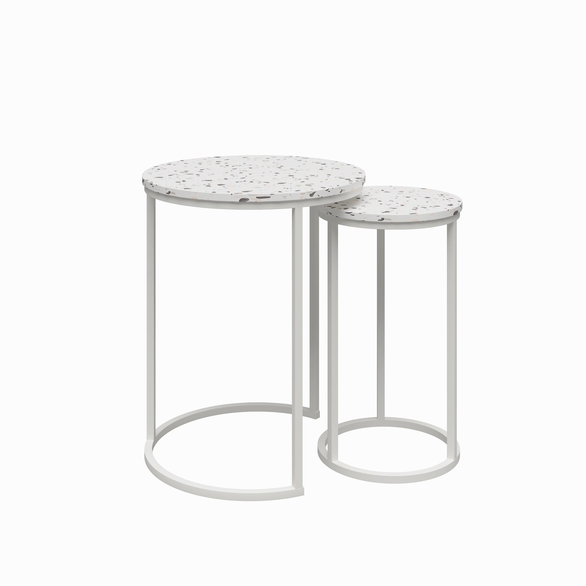 Amelia side table, terrazzo