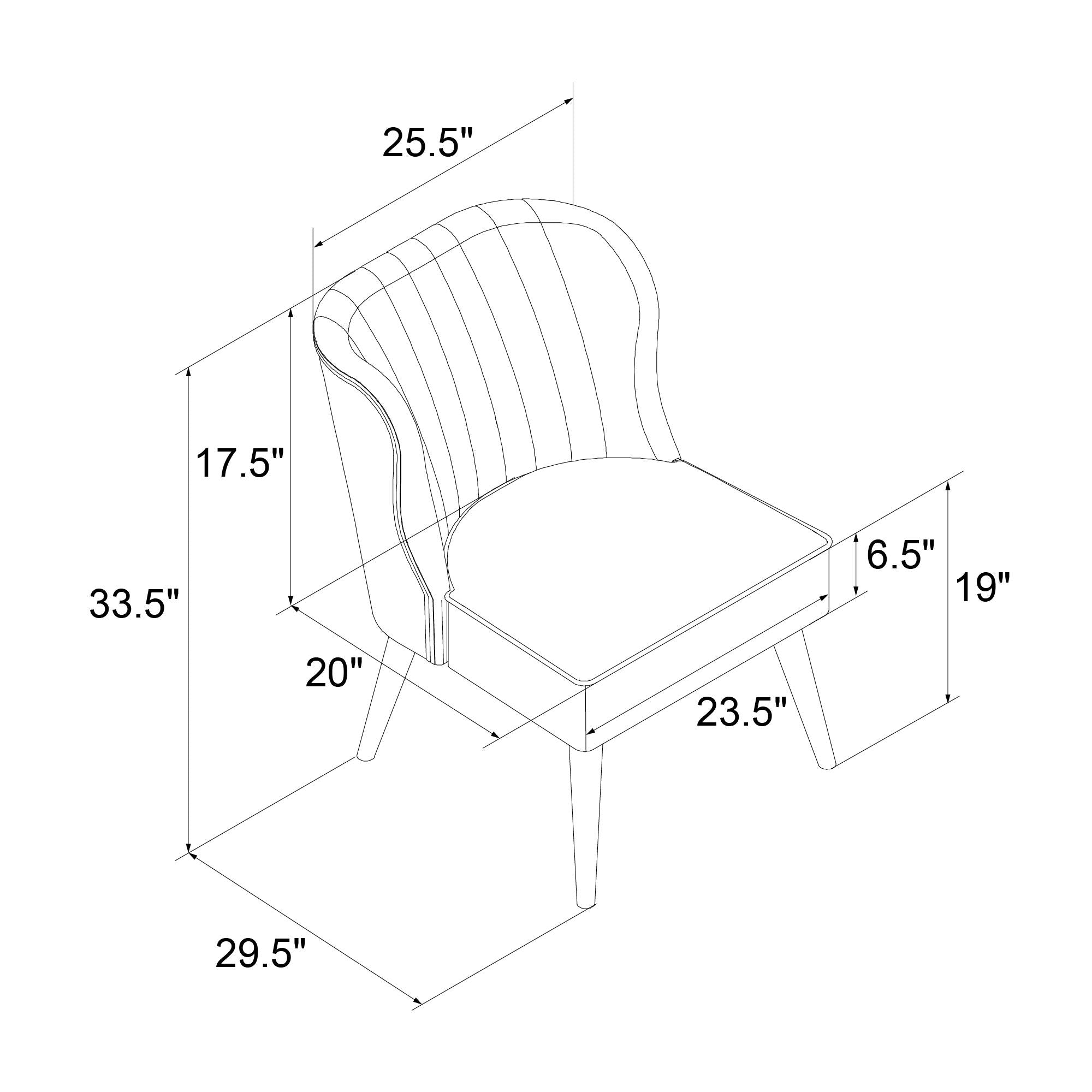 Brittany armchair, dark grey