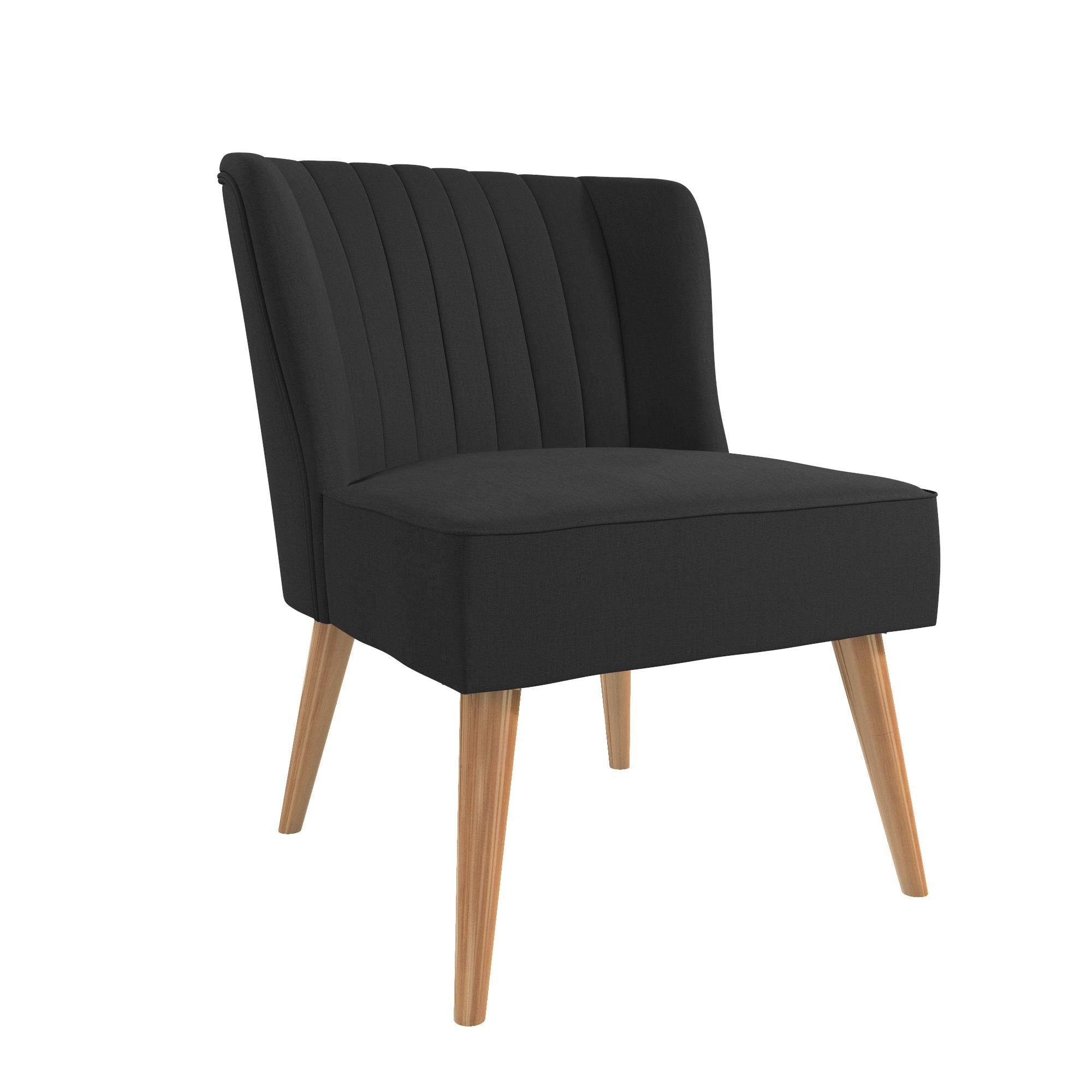 Brittany armchair, dark grey