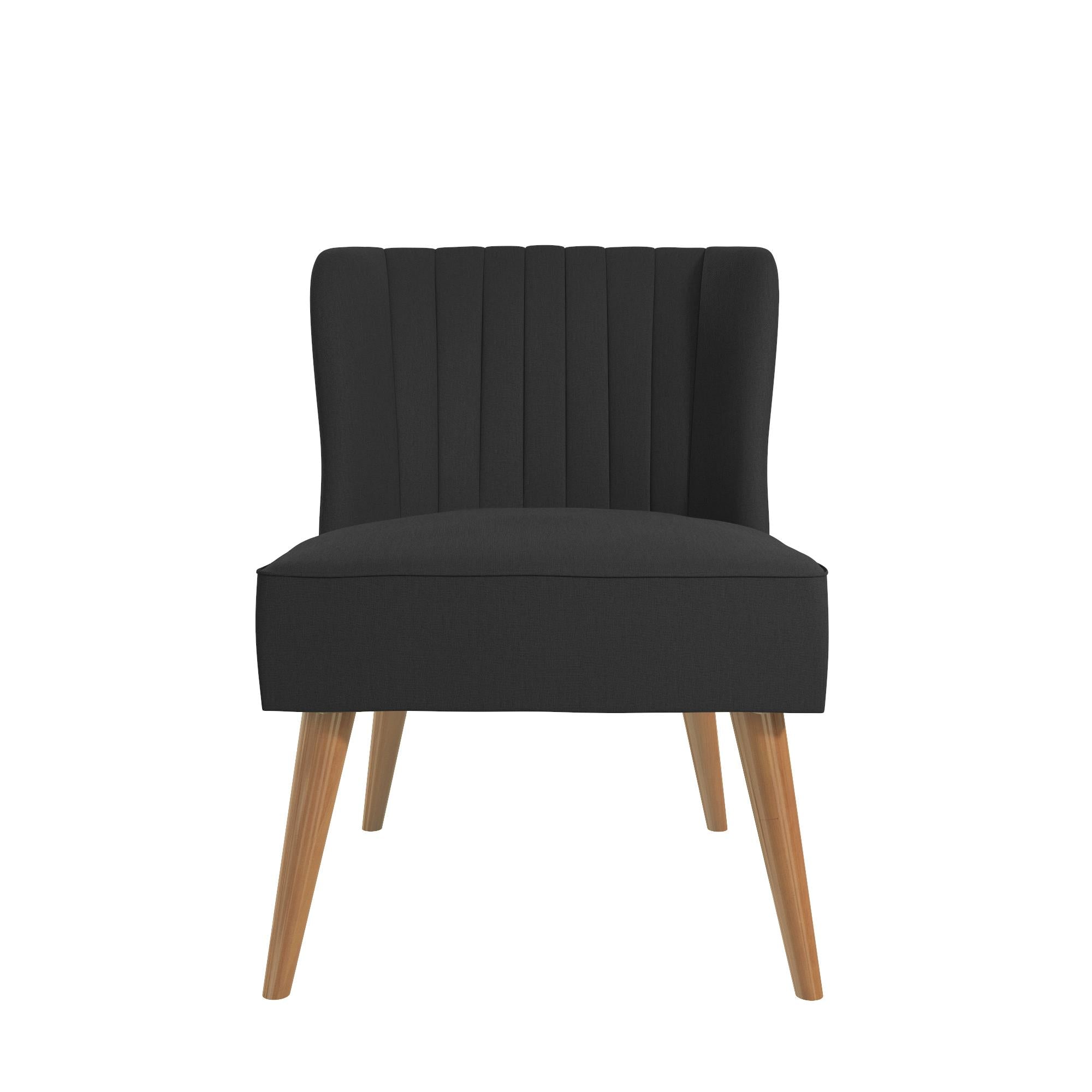Brittany armchair, dark grey