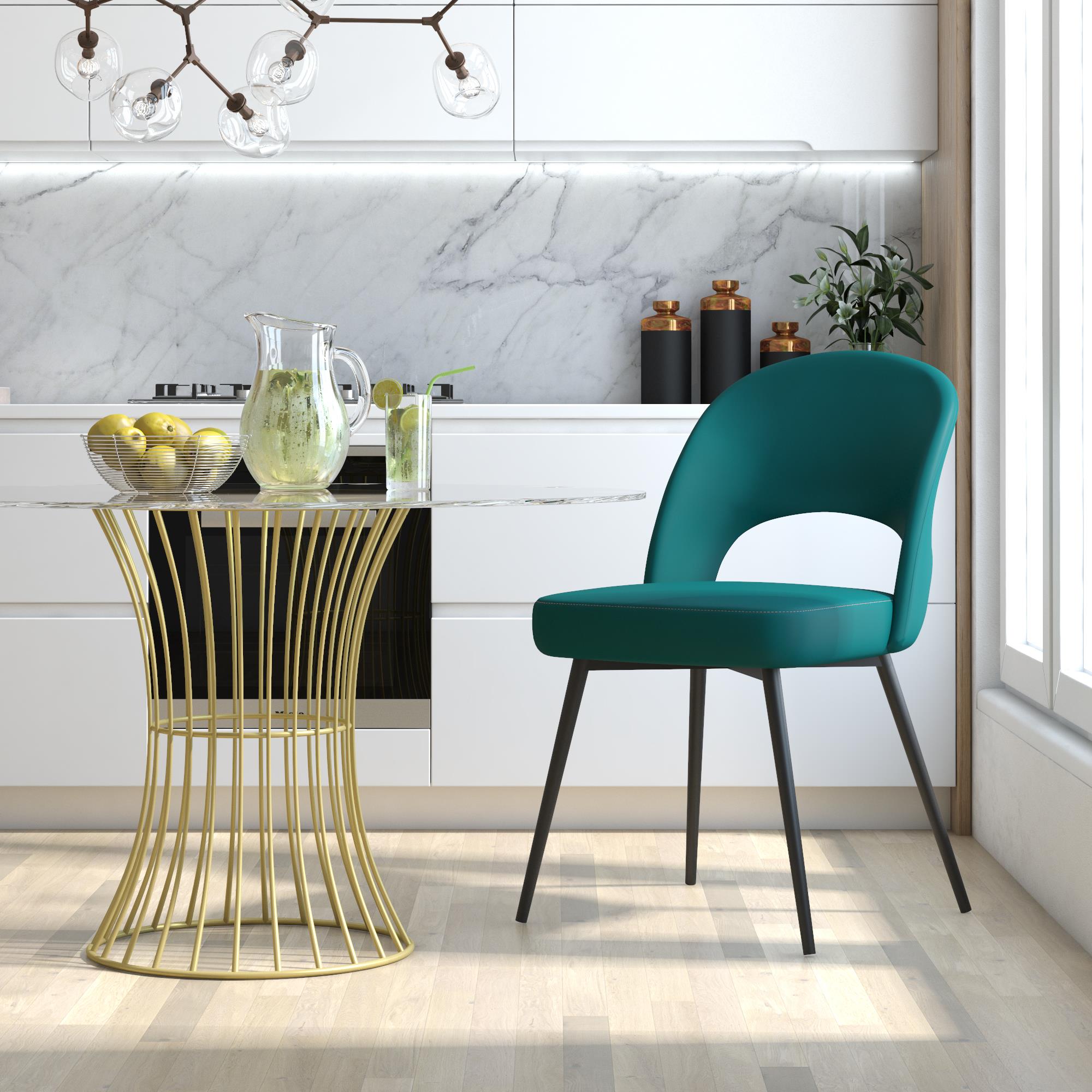 Alexi Dining Chair, Green - MASTERSTORE - 8595677160475 - Spisebordsstole - C029410CL - 8595677160475