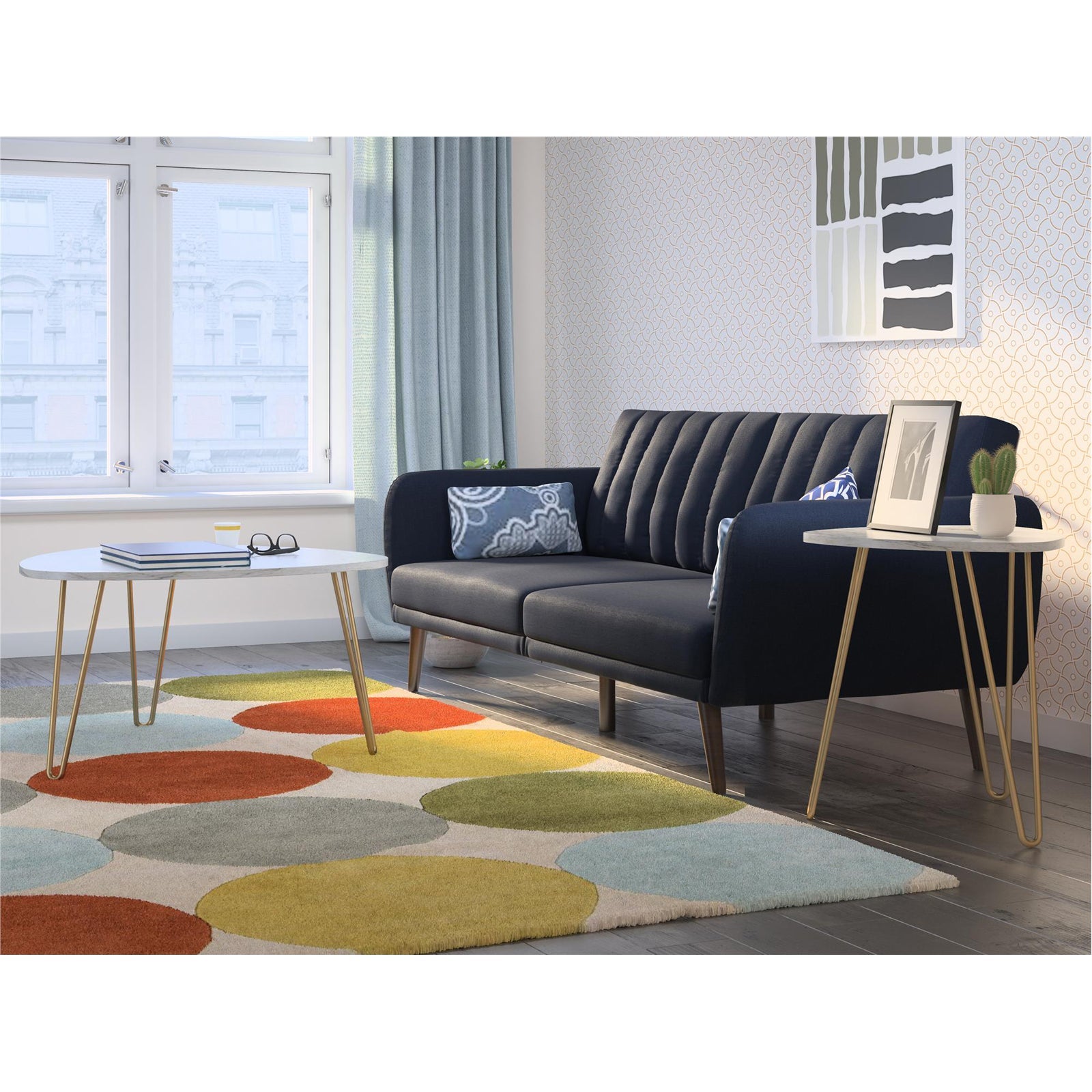 Athena coffee table, white