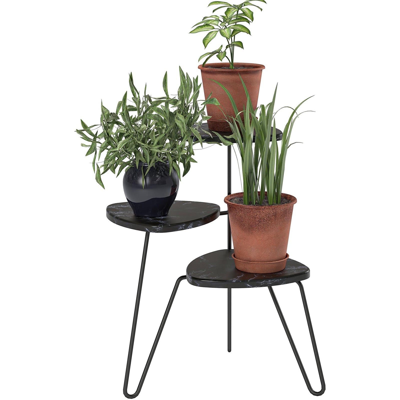 Athena plant stand, white