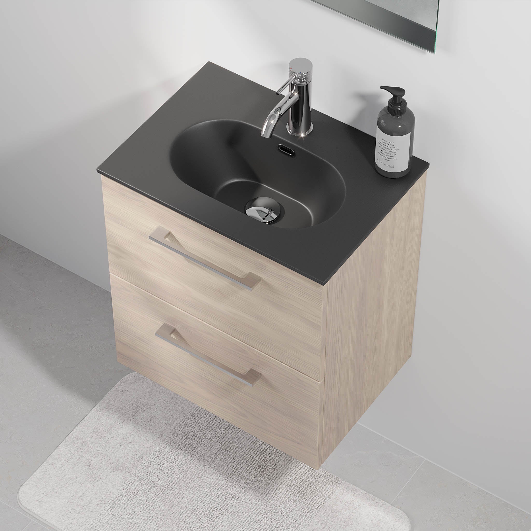 Horten Badrumsmöbler Slimline, Ljusträ