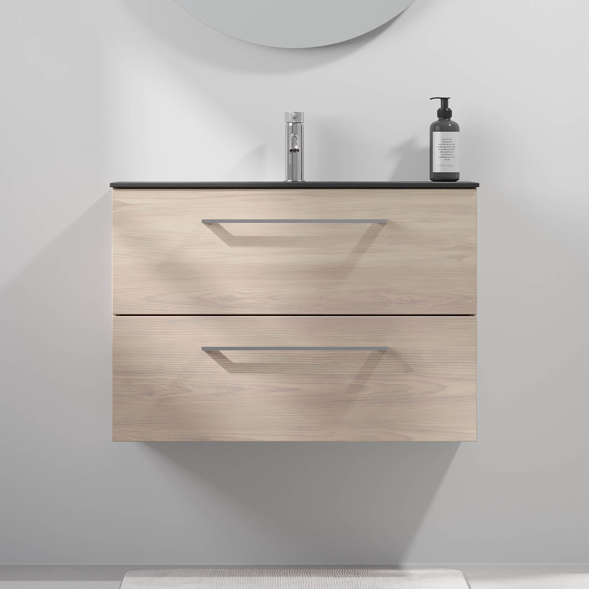 Horten Badrumsmöbler Slimline, Ljusträ