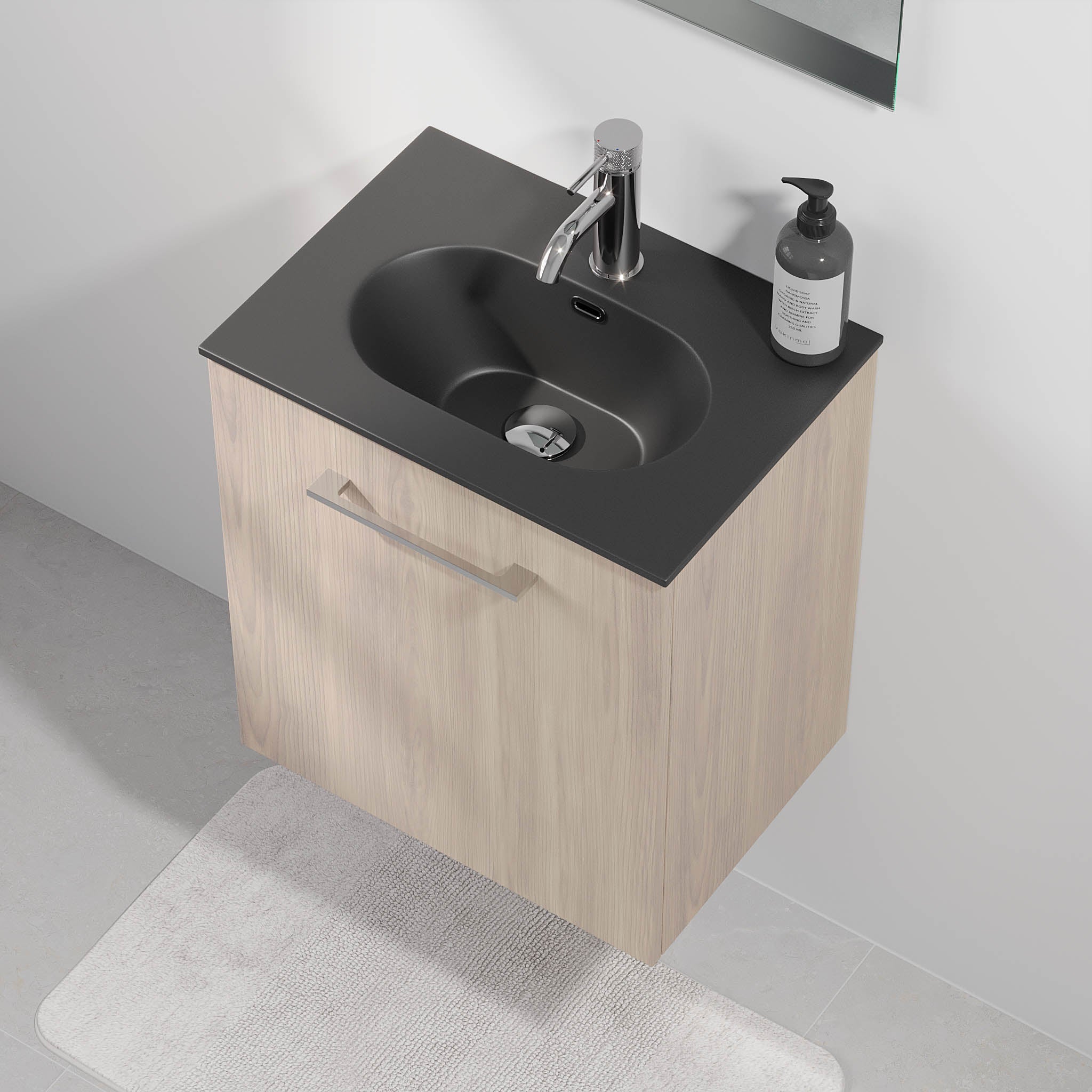 Horten Badrumsmöbler Slimline, Ljusträ