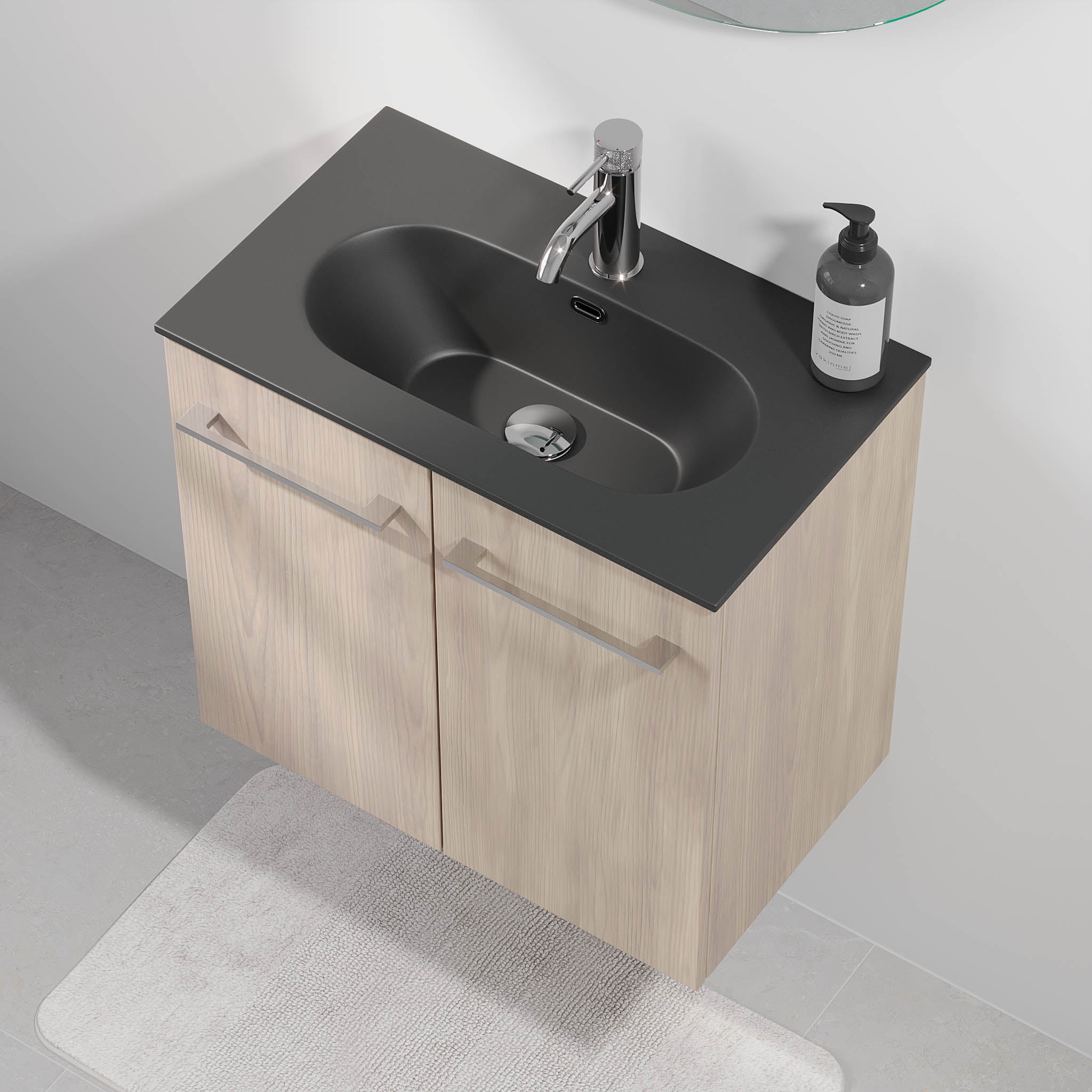 Horten Badrumsmöbler Slimline, Ljusträ