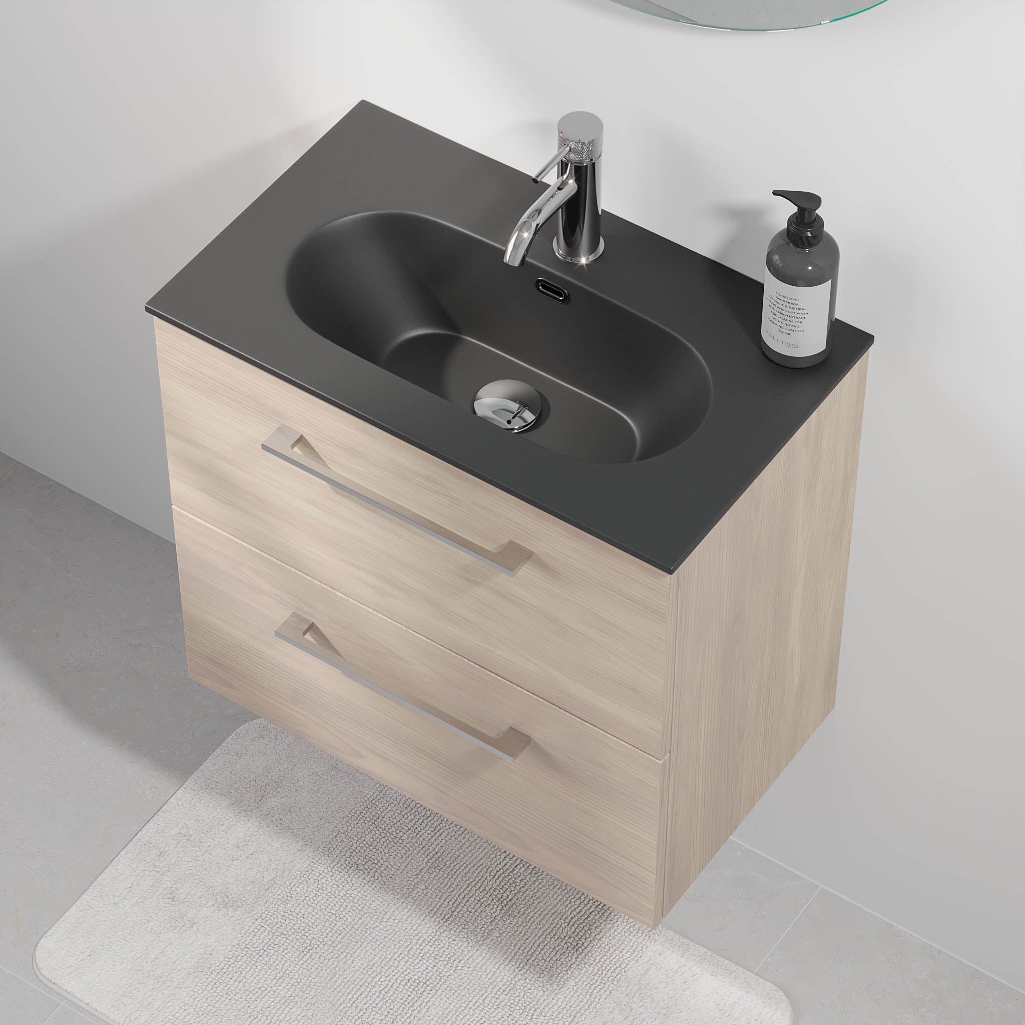 Horten Badrumsmöbler Slimline, Ljusträ