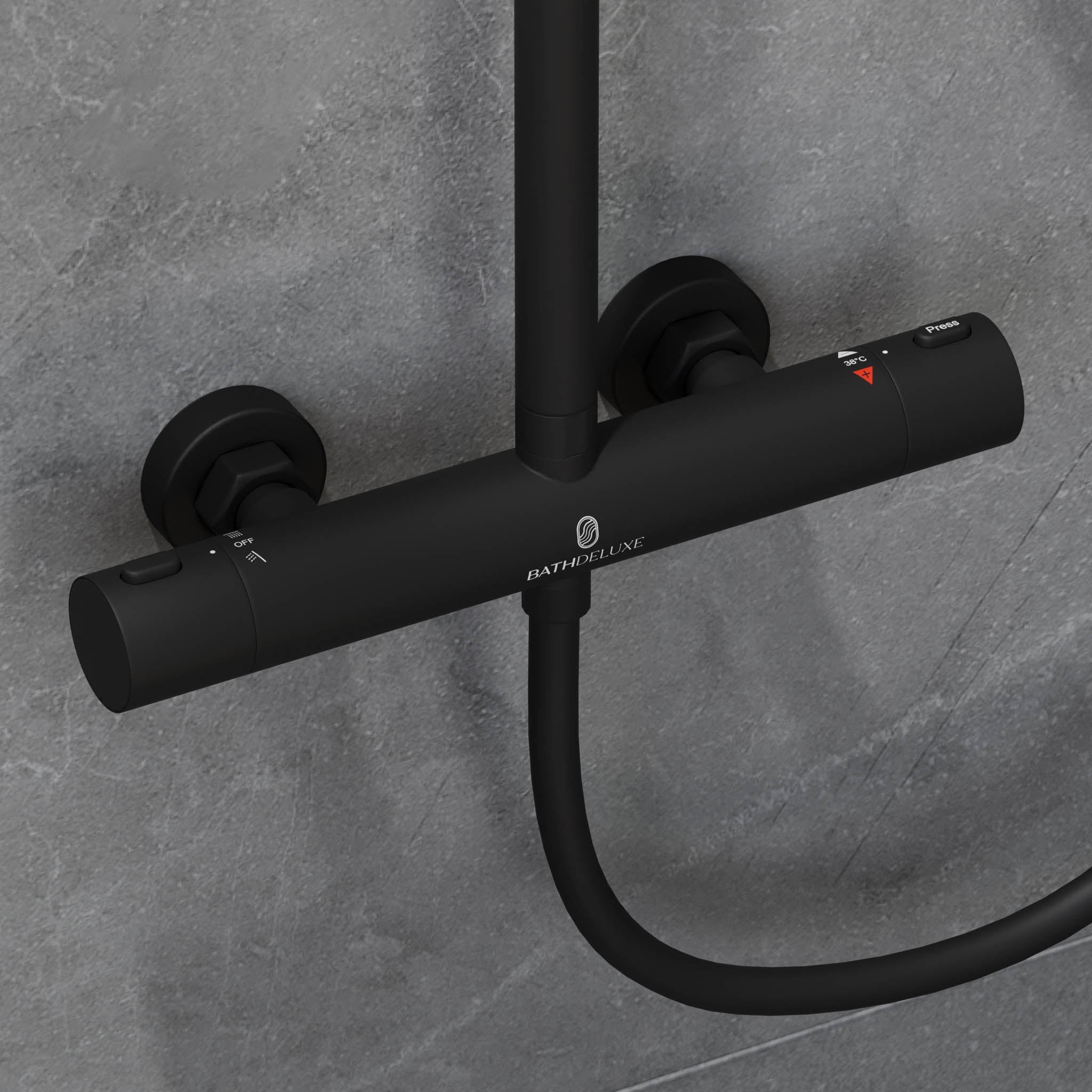 Holly takduschset med termostat, 150 CC