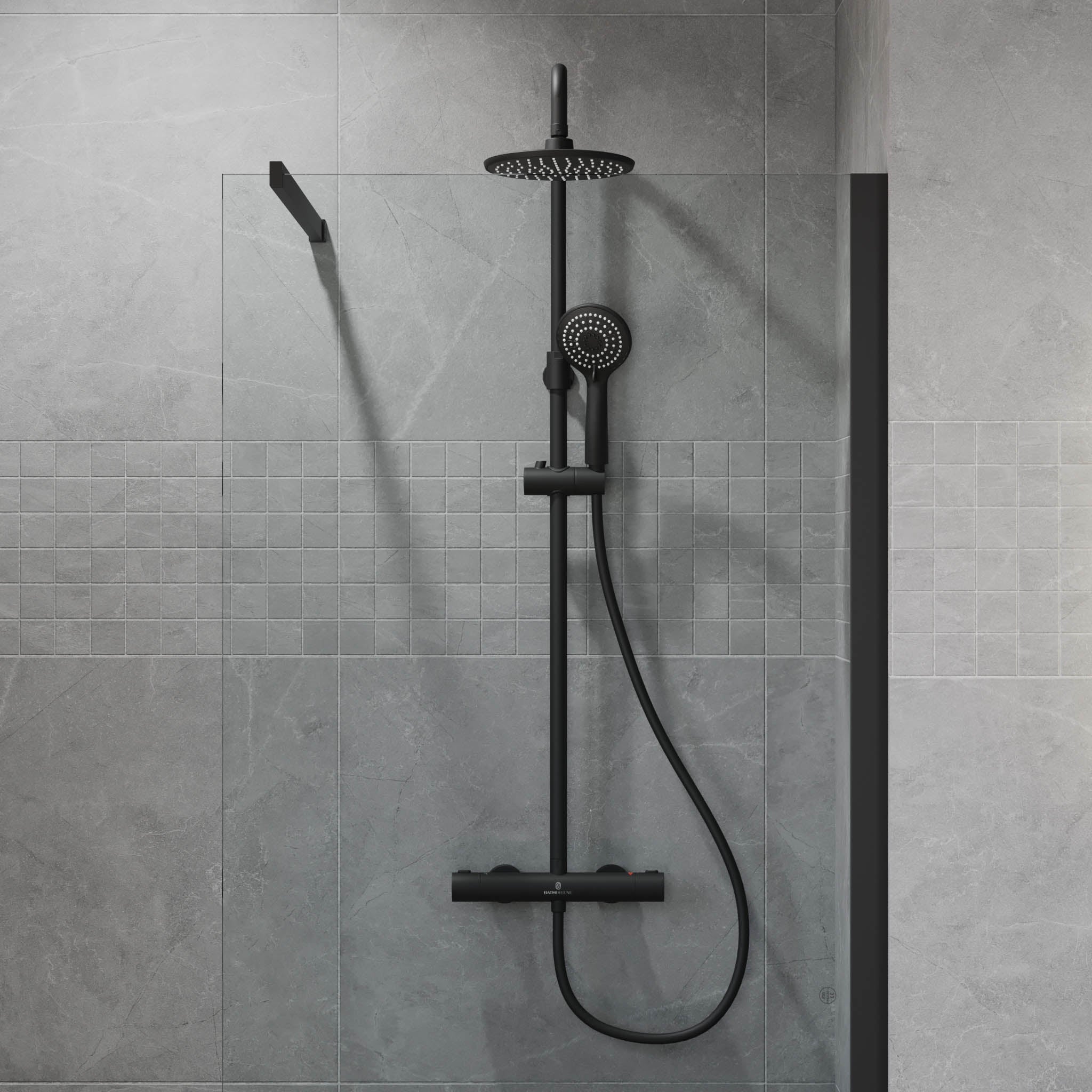 Holly takduschset med termostat, 150 CC