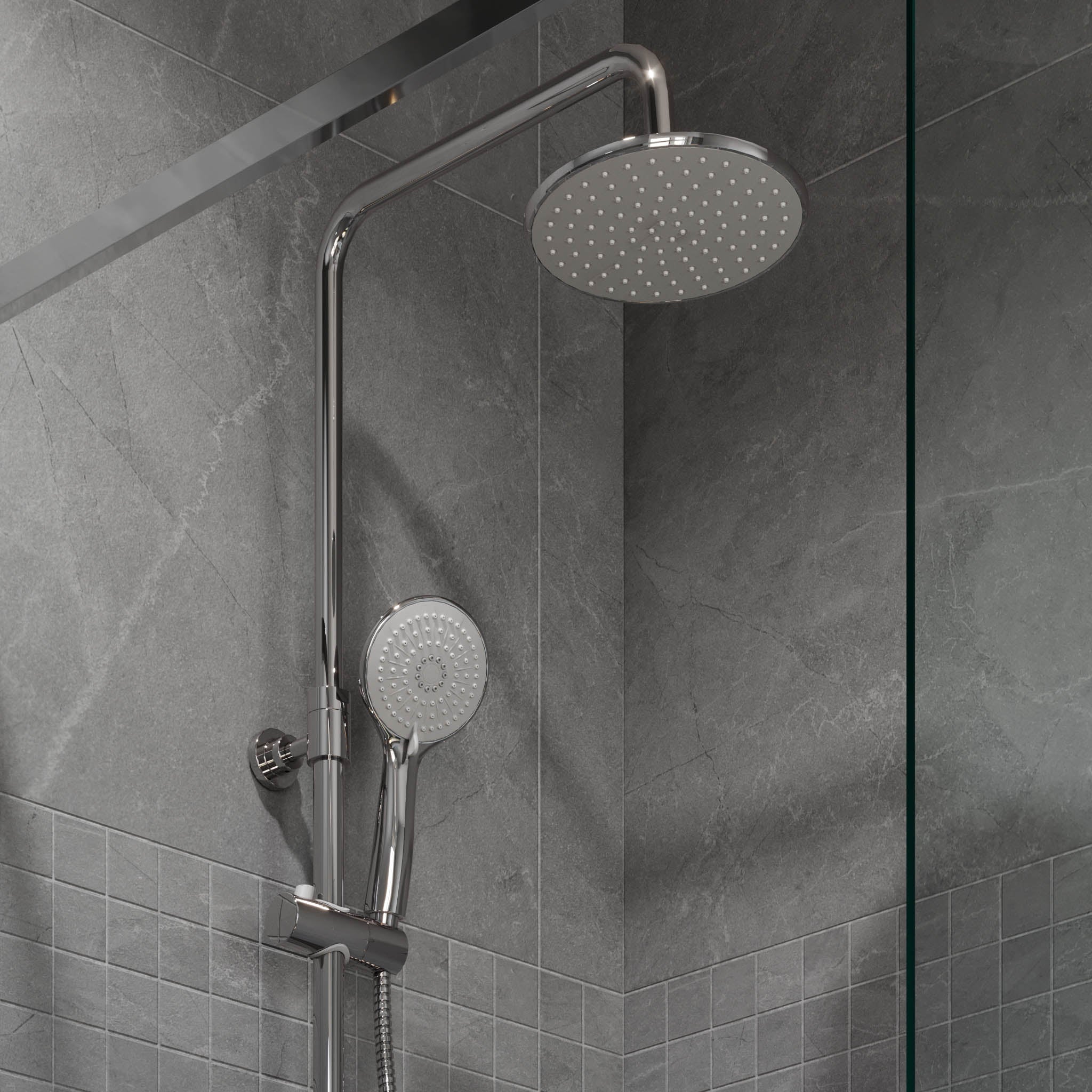 Holly takduschset med termostat, 150 CC