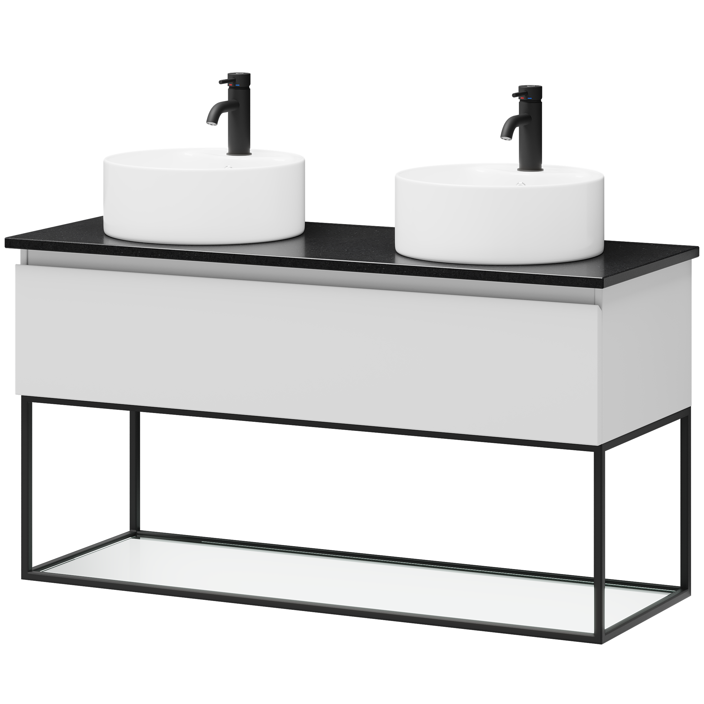 Stangvik Badrumsmöbel, Matt Vit