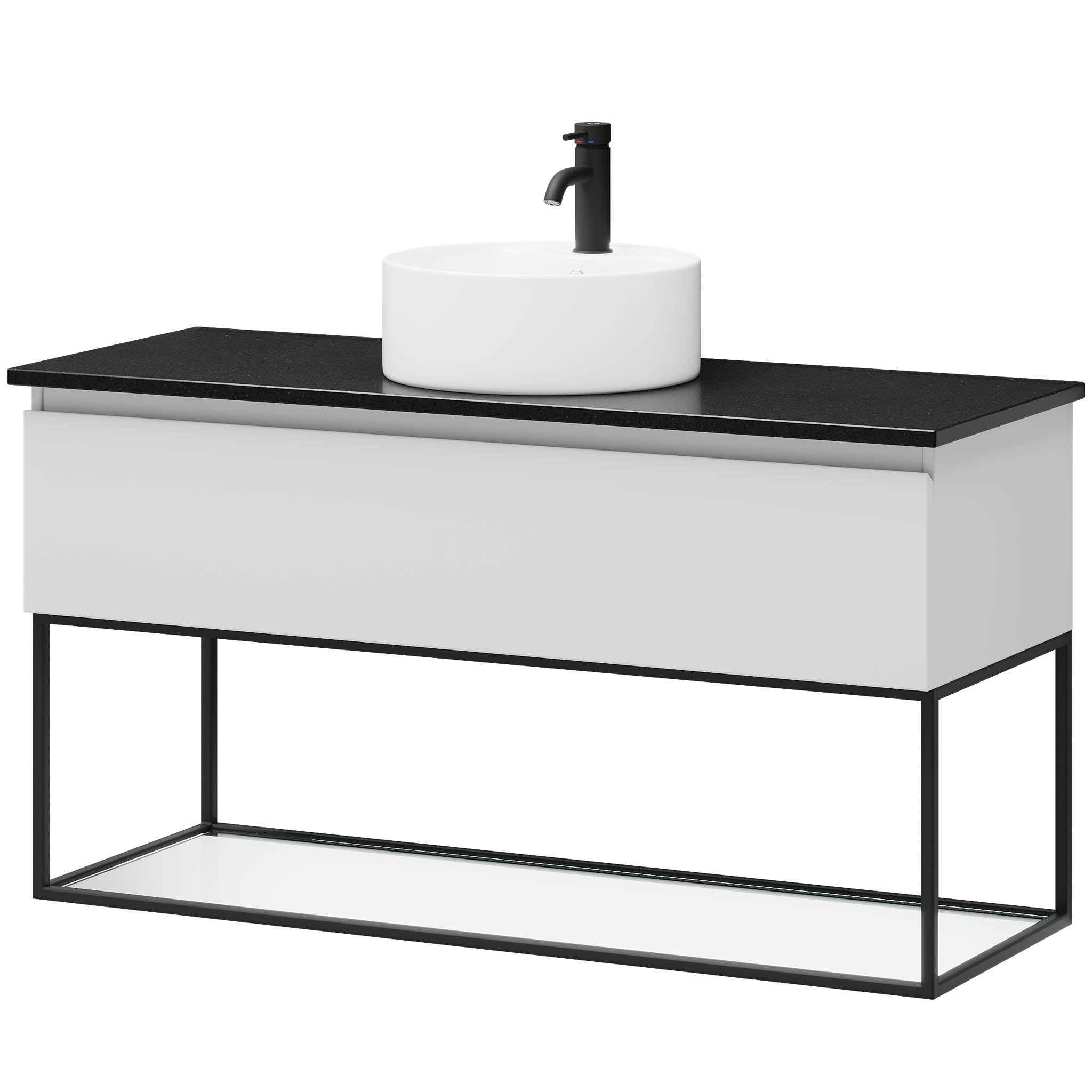 Stangvik Bathroom Cabinet, Matte White