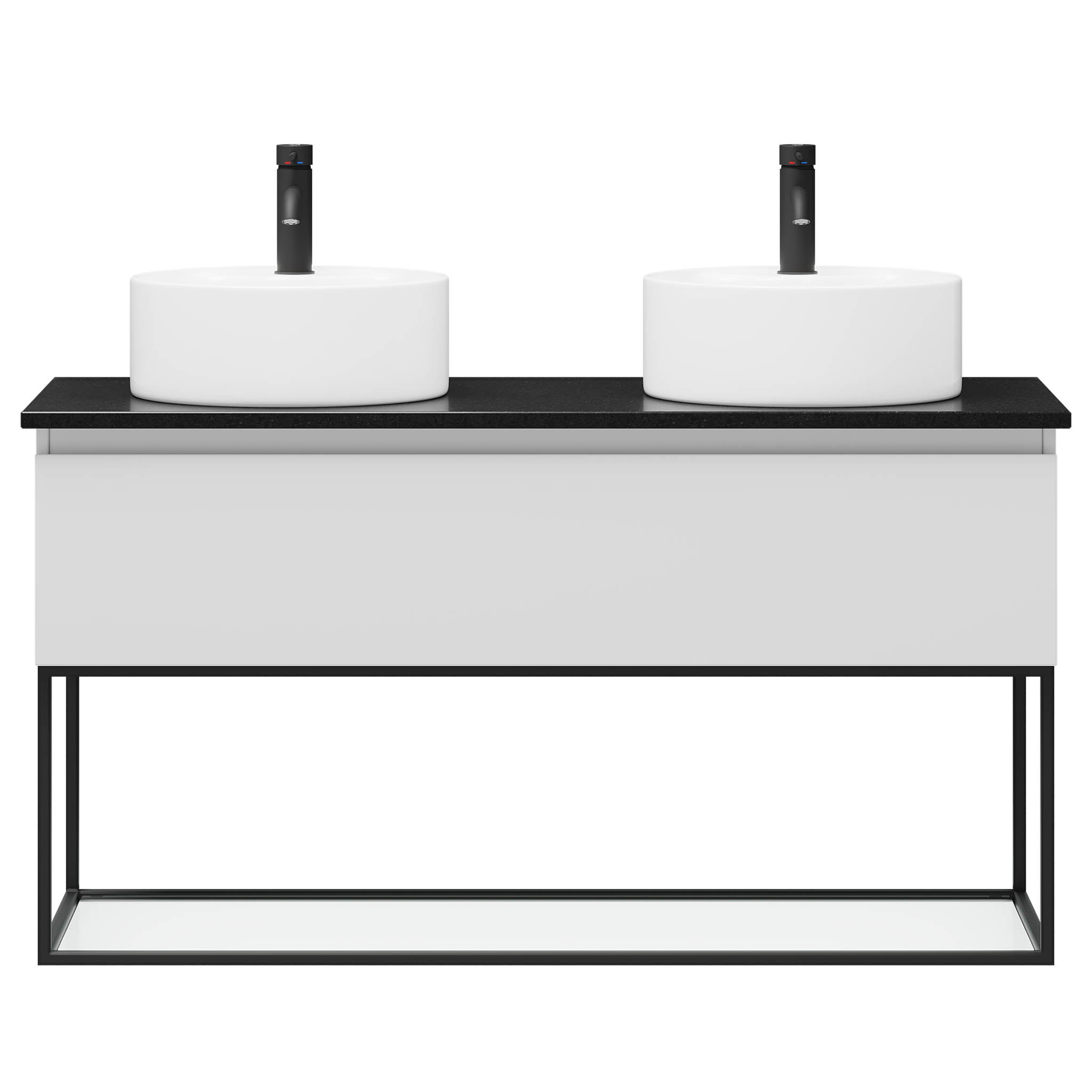 Stangvik Badrumsskåp, Matt Vit