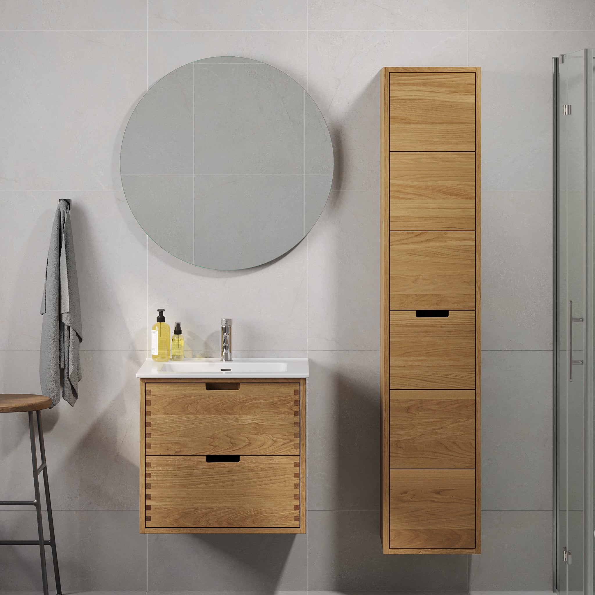 Gribskov High cabinet, Oak