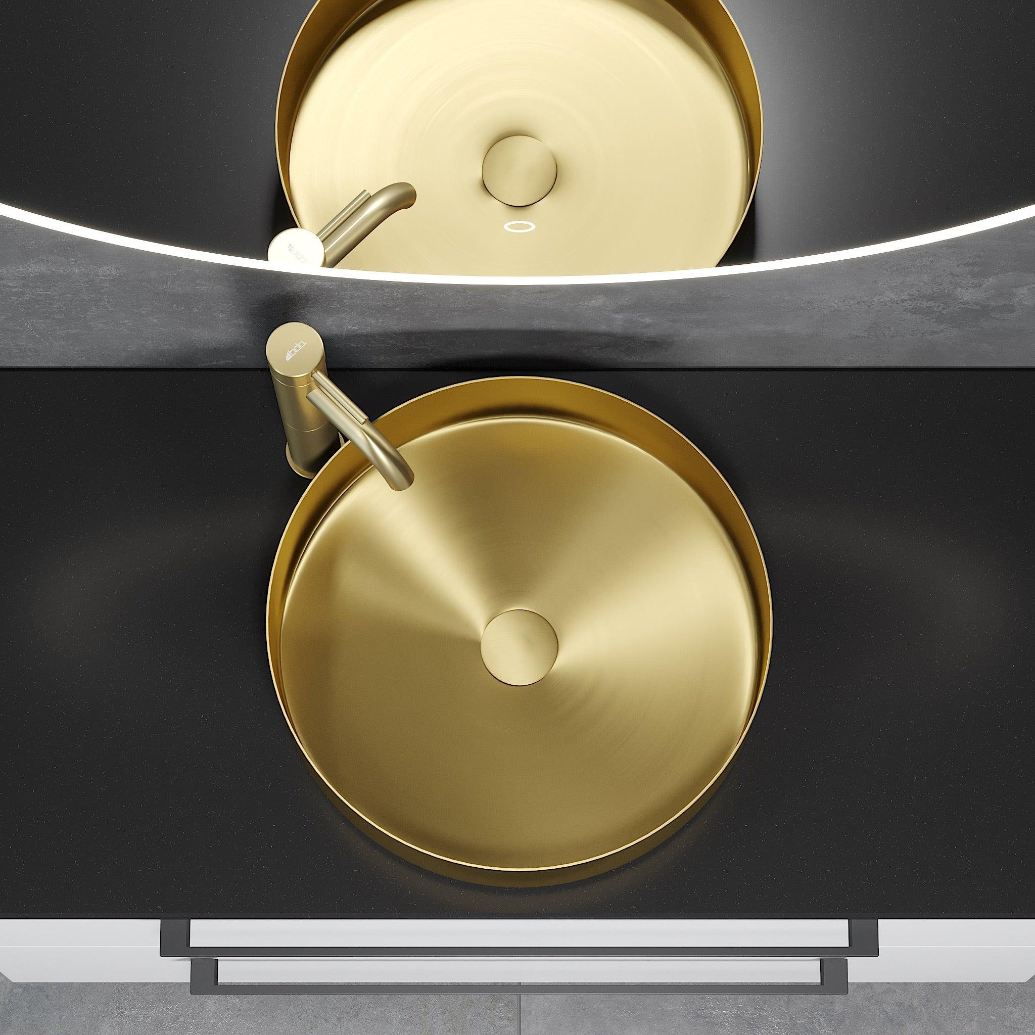 Steikjer Bänkskiva i kvartssten, svart