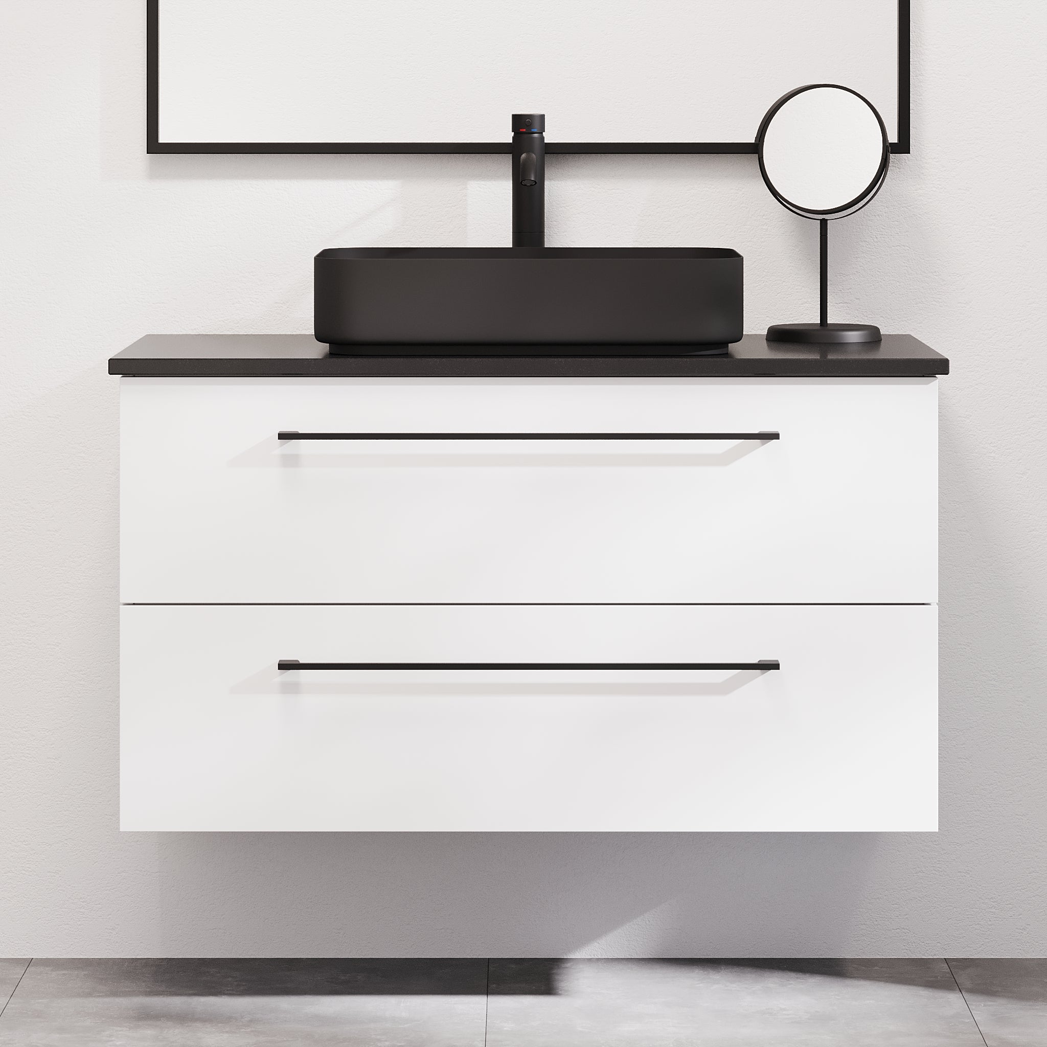 Vårhus Badrumsmöbler, matt vit