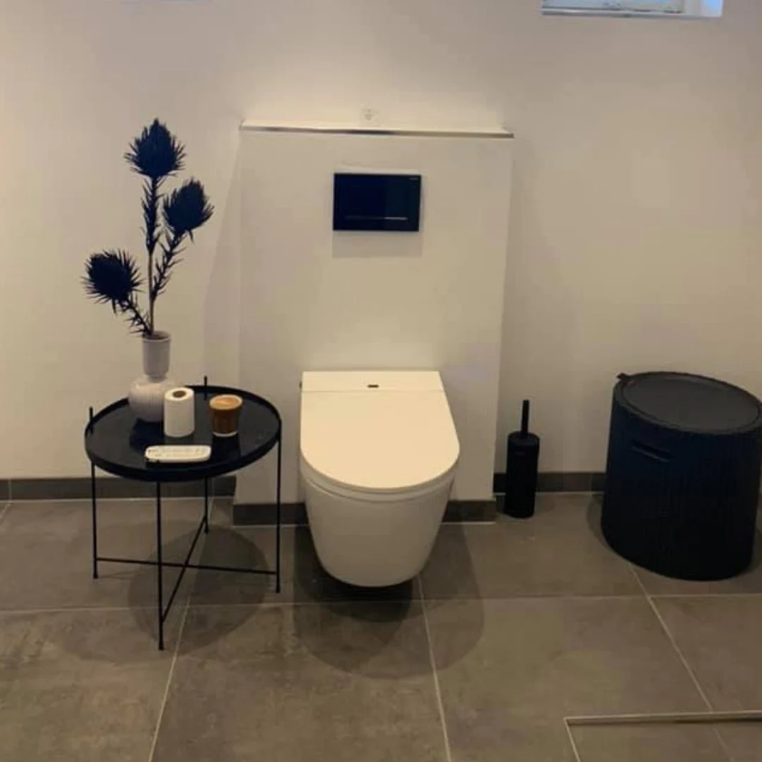 Tisvildeleje Vägghängd duschtoalett med bidéfunktion