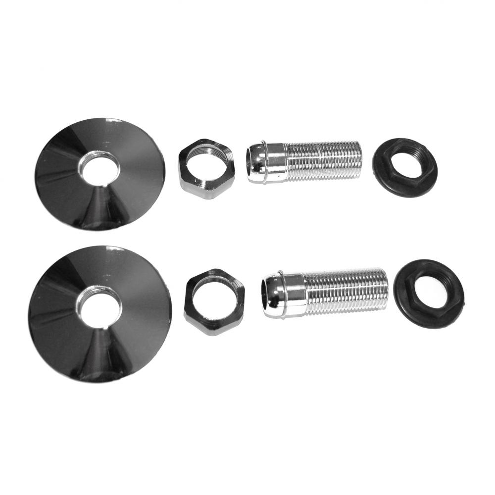 Anslutningssats för blandare 1/2" x M26 x 1,5 Krom 2-pack