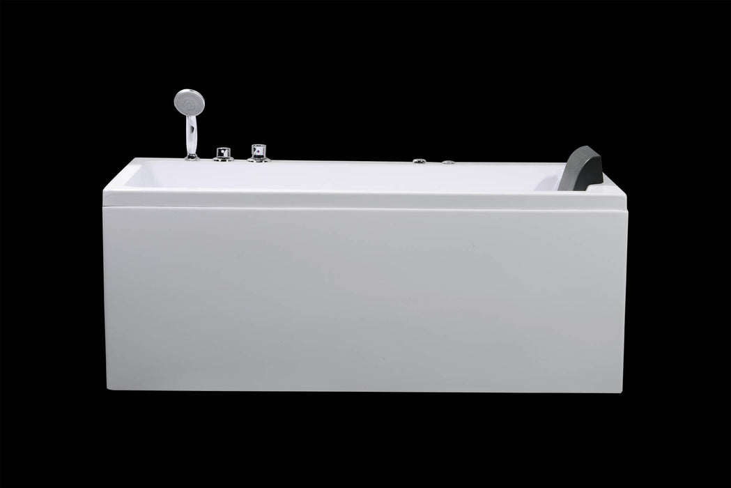 Wilson rektangulär bubbelpool, 160 cm, vit glansig