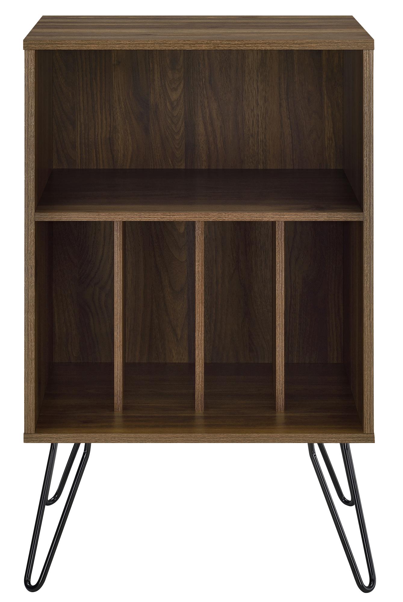 Concord single shelving unit, walnut