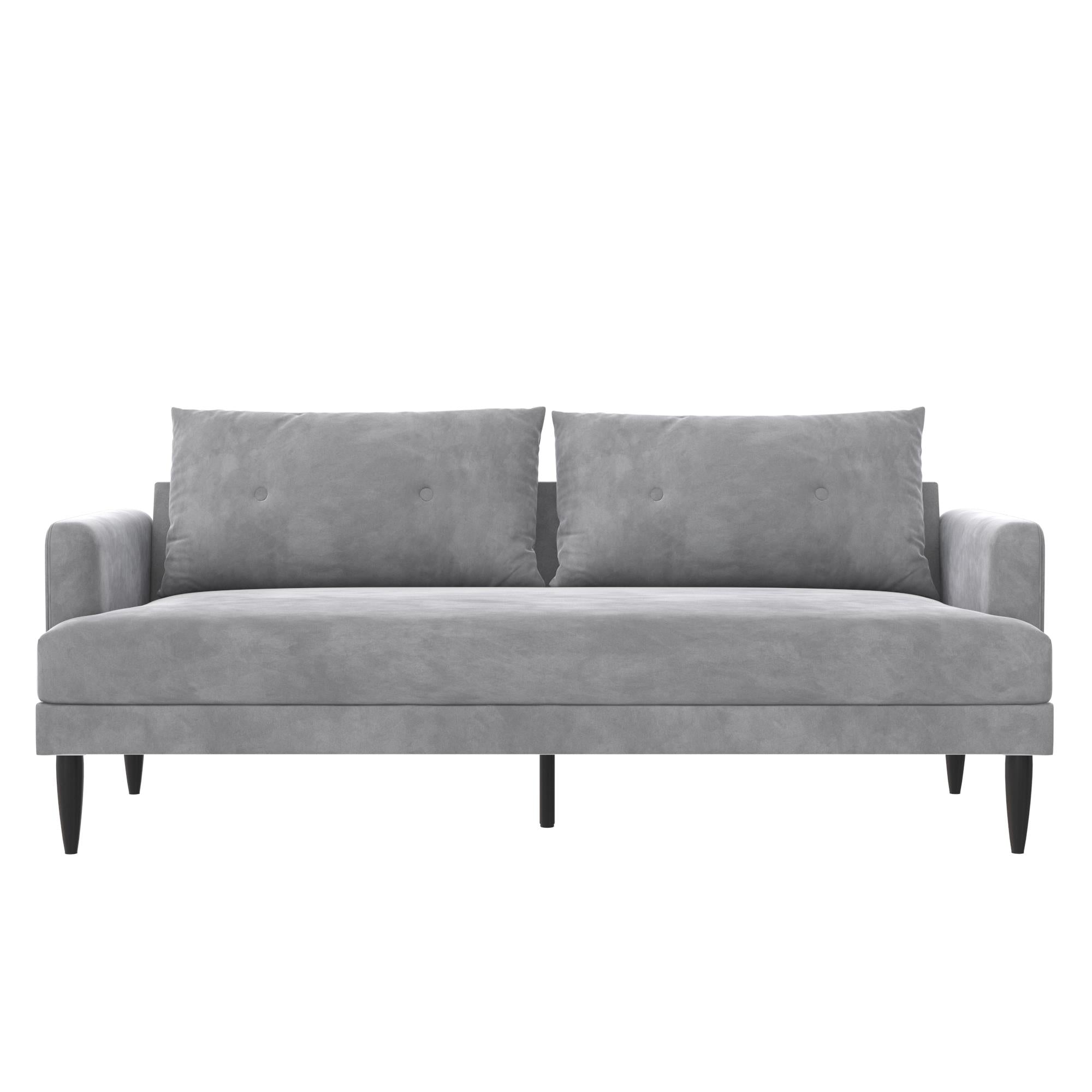 Bailey 3 Seater Sofa, Grey Velvet - MASTERSTORE - 8595677162509 - Sofaer - DA2030359N - 8595677162509