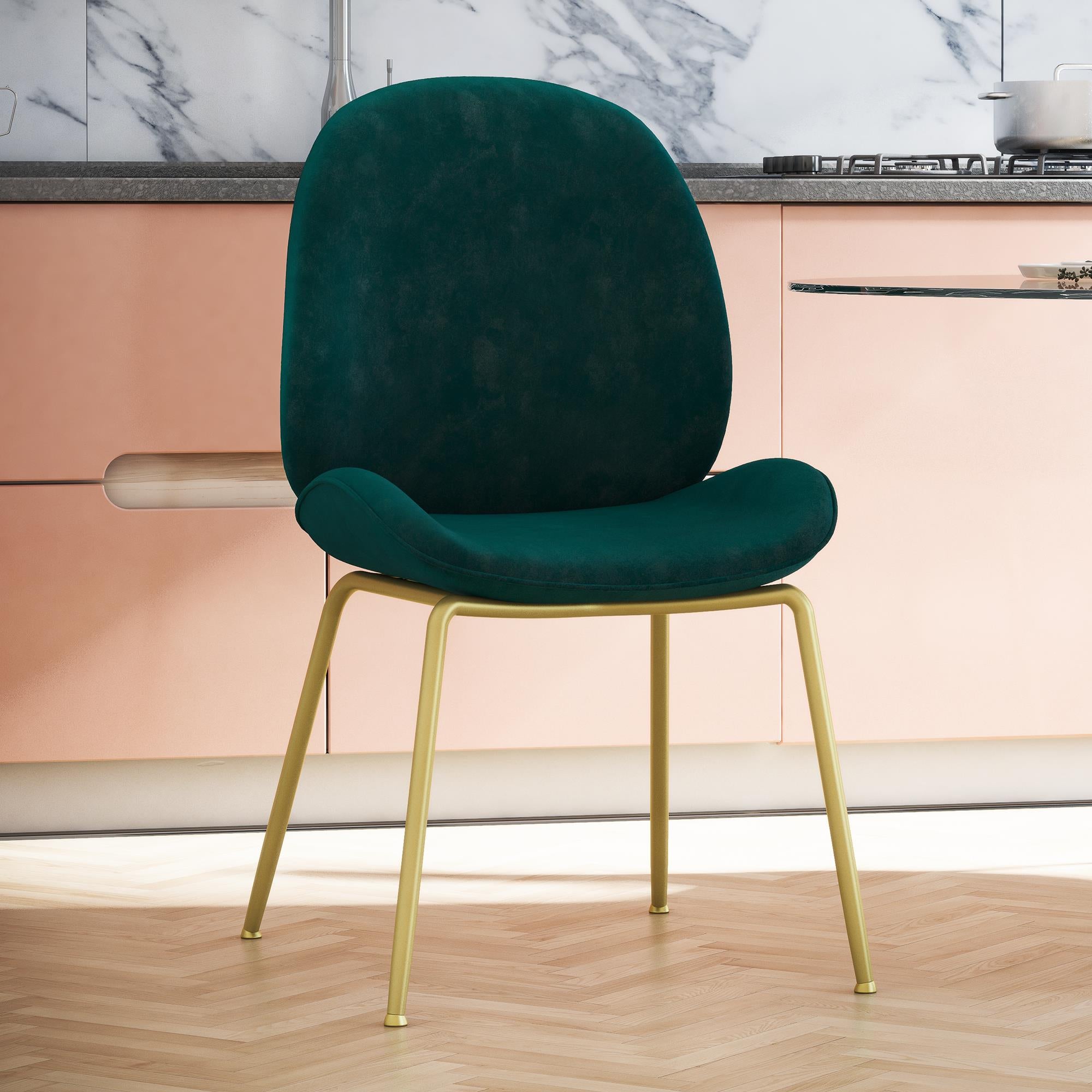 Astor Dining Chair, Green - MASTERSTORE - 8595677160222 - Spisebordsstole - C008410 - 8595677160222