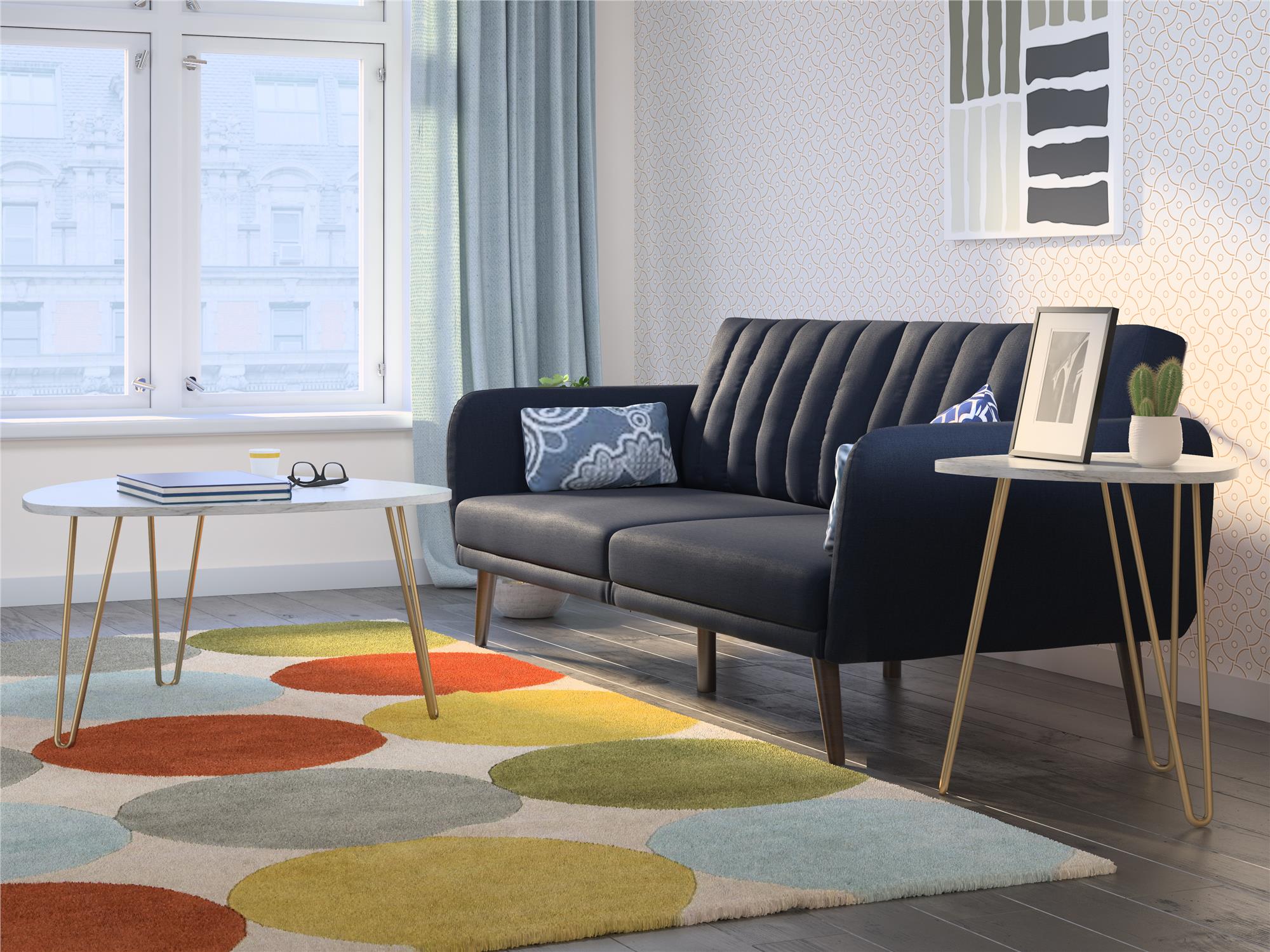 Athena coffee table, white