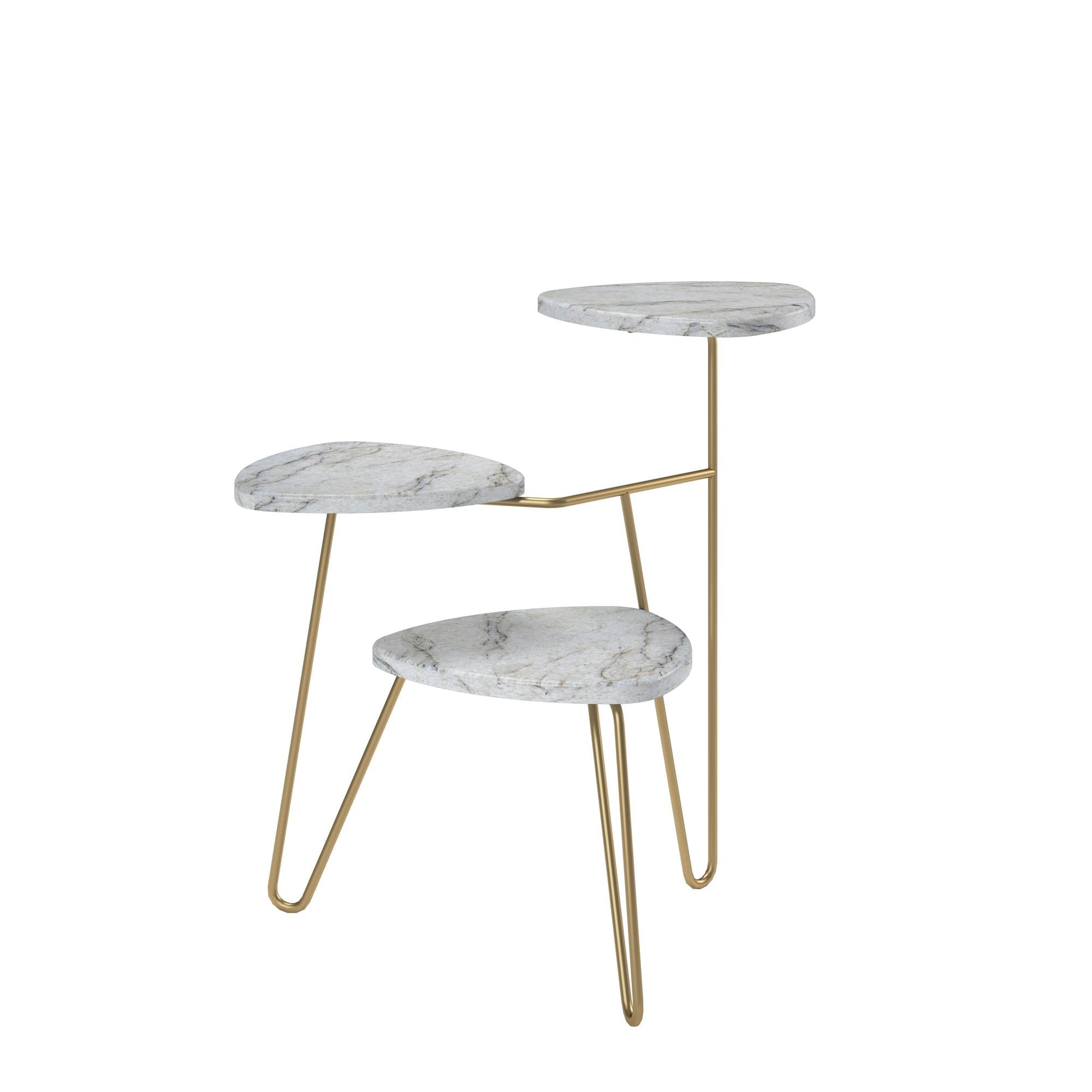 Athena plant stand, white