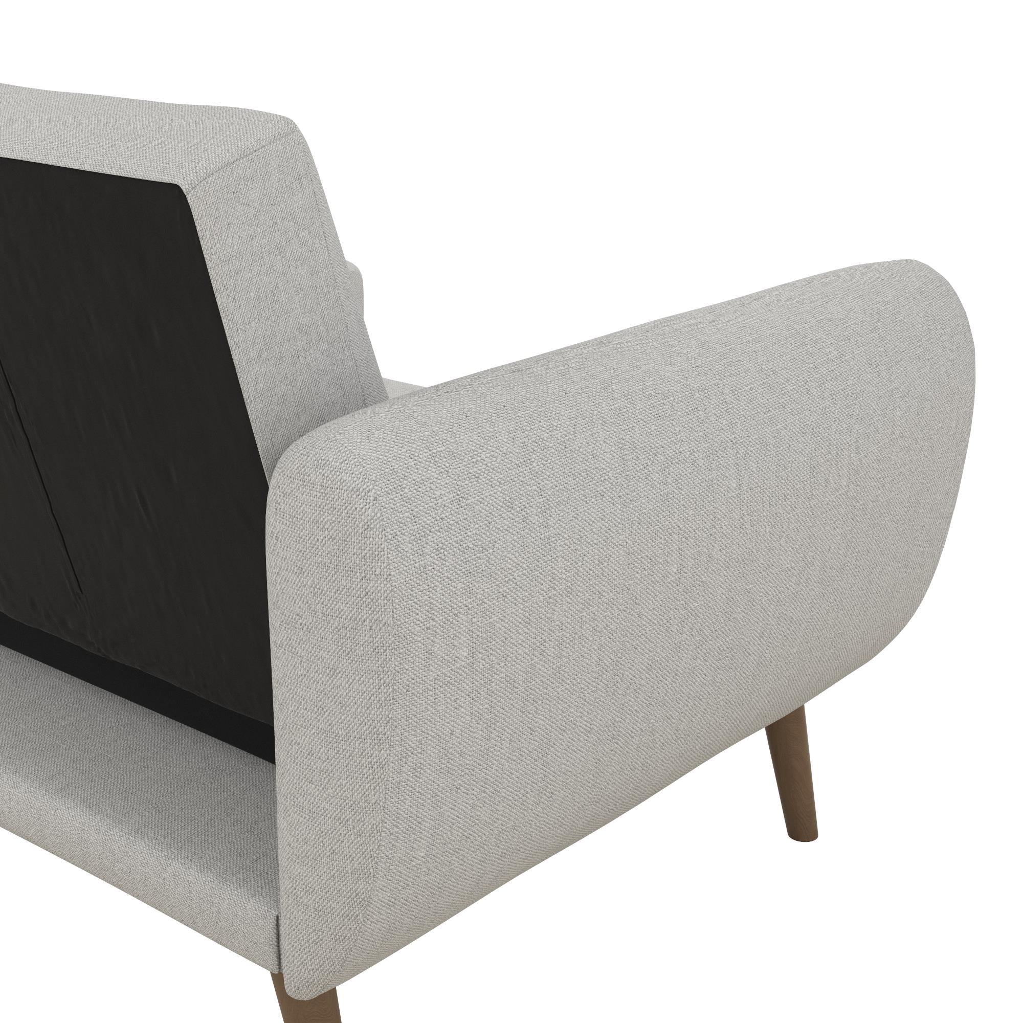 Brittany 3 Seater Sofa Bed with Chaise, Light Grey - MASTERSTORE -  - Sovesofaer - 2275429N - 