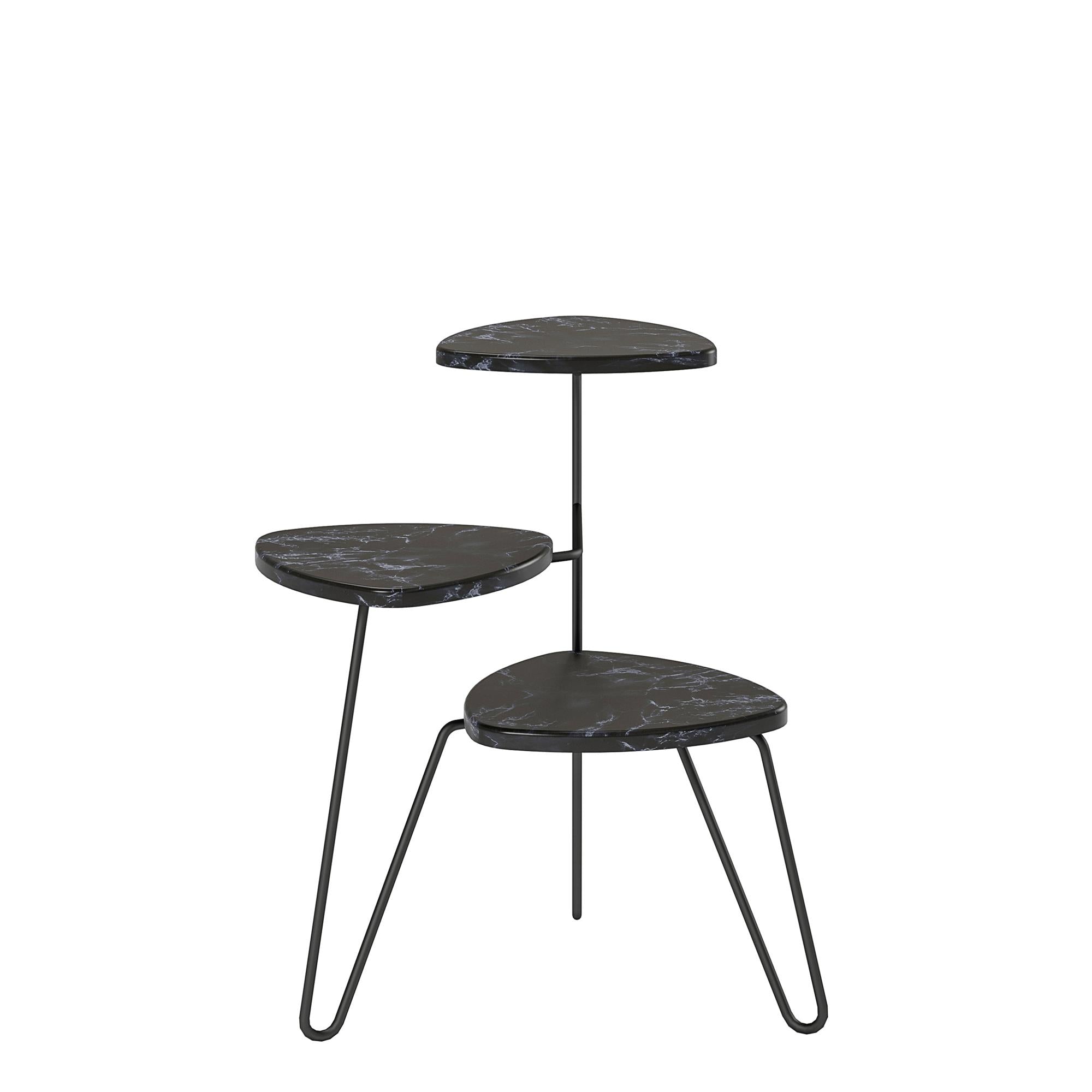 Athena plant stand, black