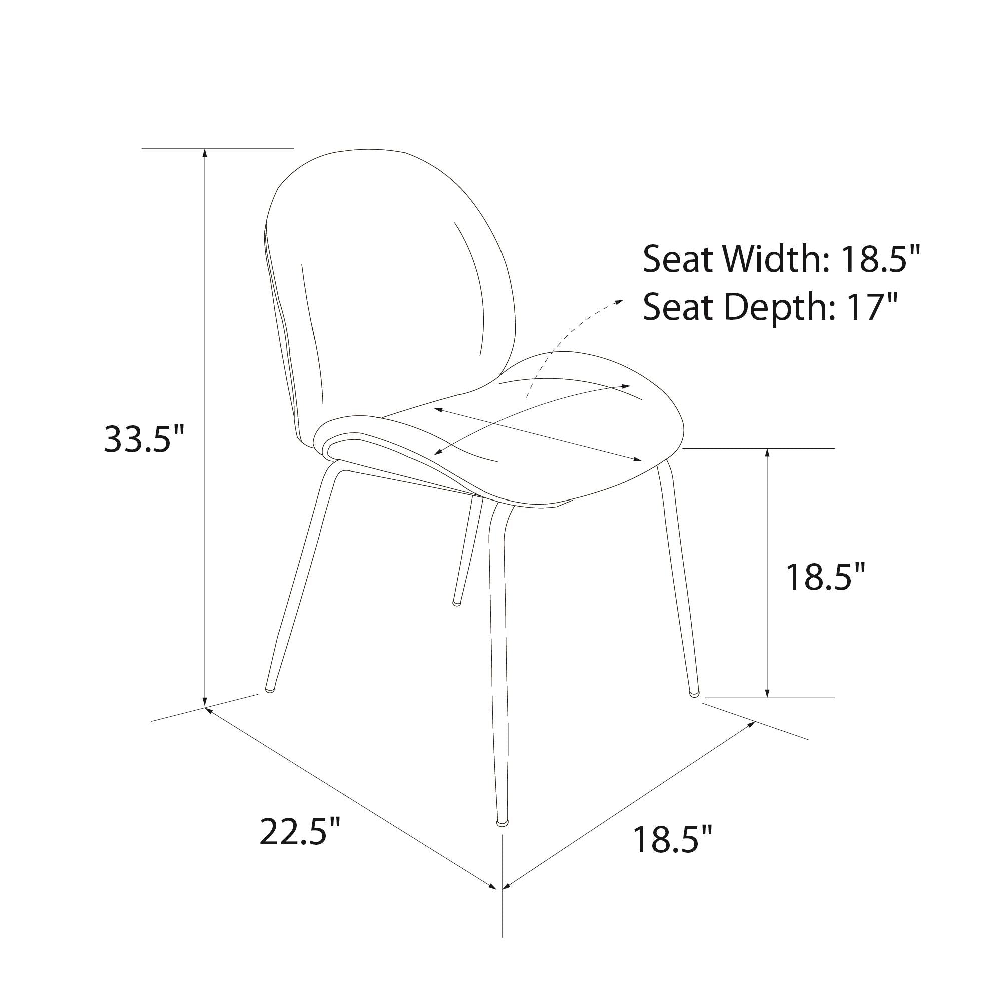 Astor Dining Chair, Green - MASTERSTORE - 8595677160222 - Spisebordsstole - C008410 - 8595677160222