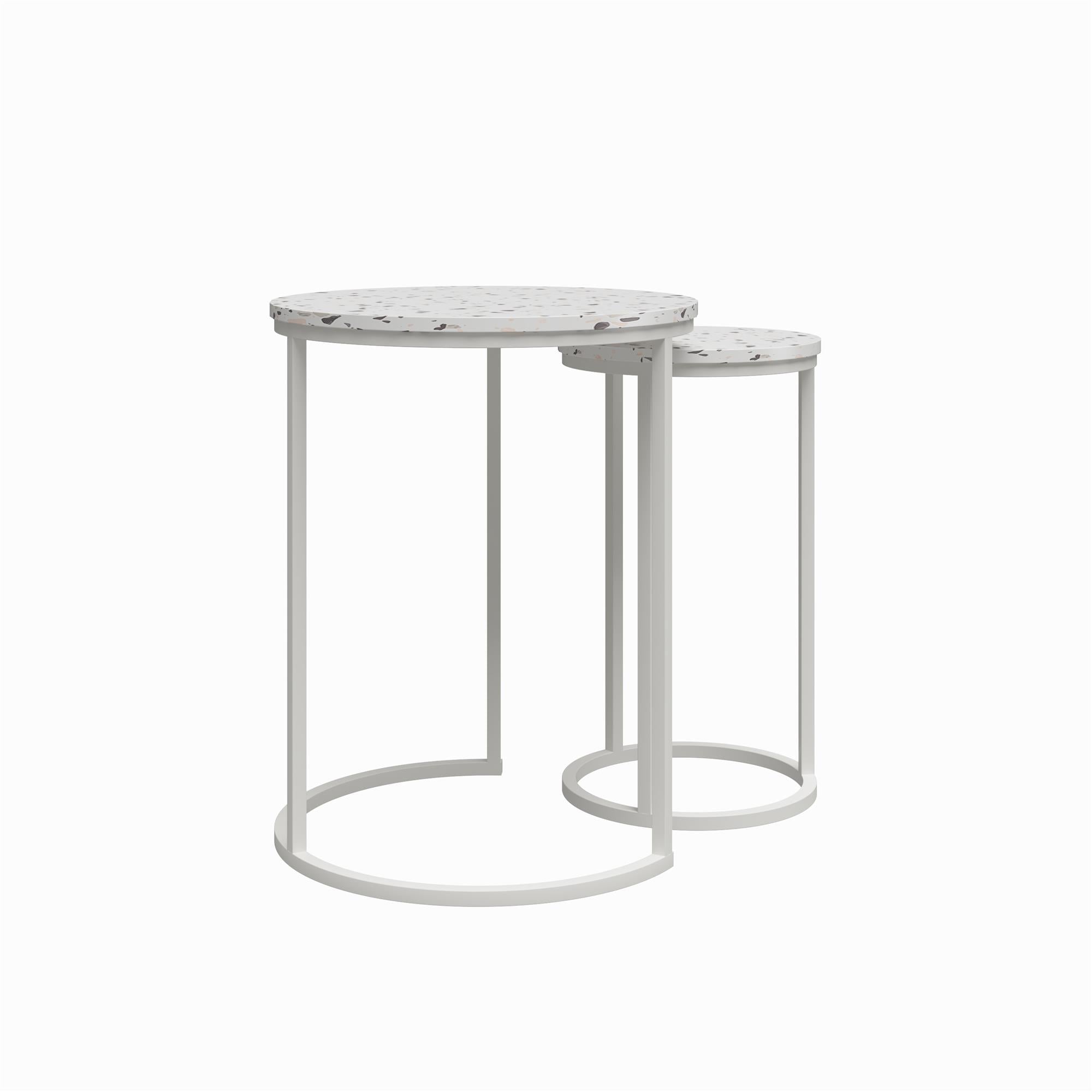 Amelia side table, terrazzo
