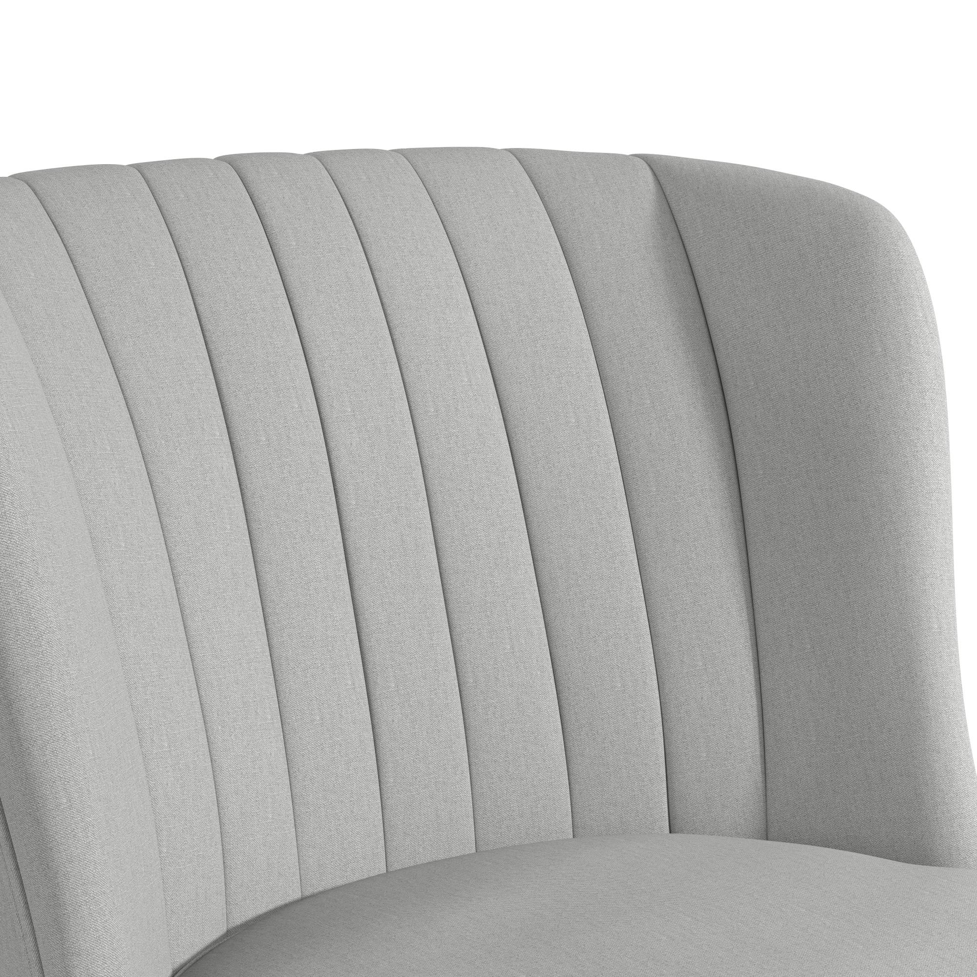 Brittany armchair, light grey