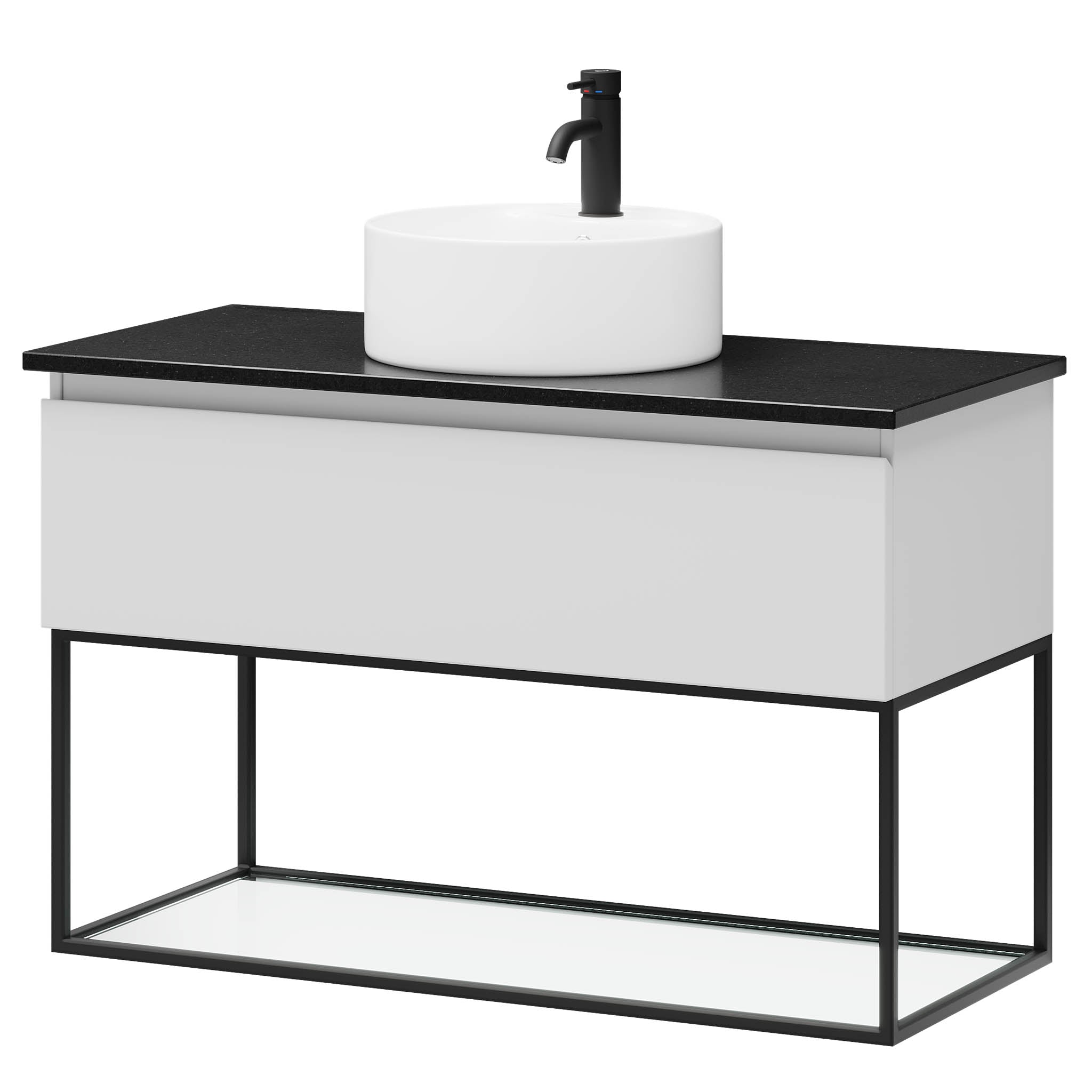 Stangvik Bathroom Cabinet, Matte White