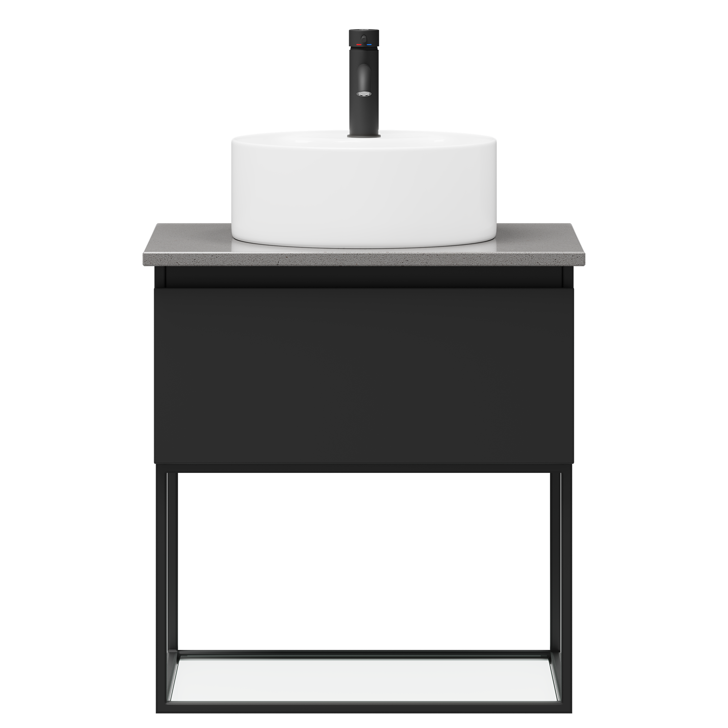 Stangvik Badrumsmöbel, Mattsvart