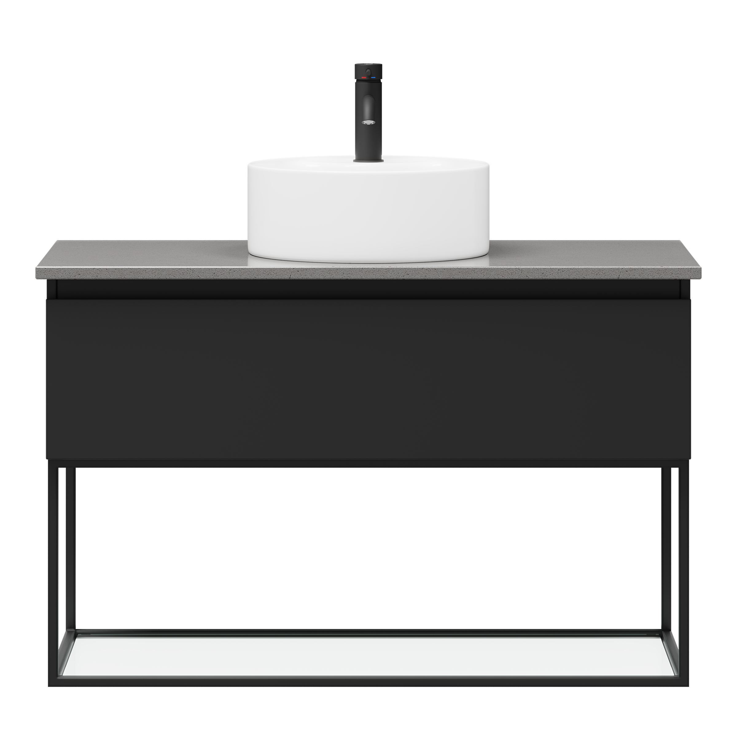 Stangvik Badrumsmöbel, Mattsvart